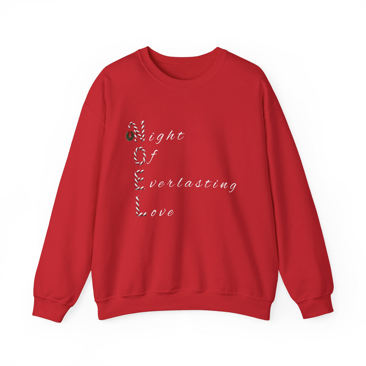 Night of Everlasting Love Christmas Crewneck Sweatshirt