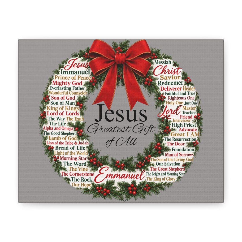 Jesus - Greatest Gift of All Canvas, Wall Art