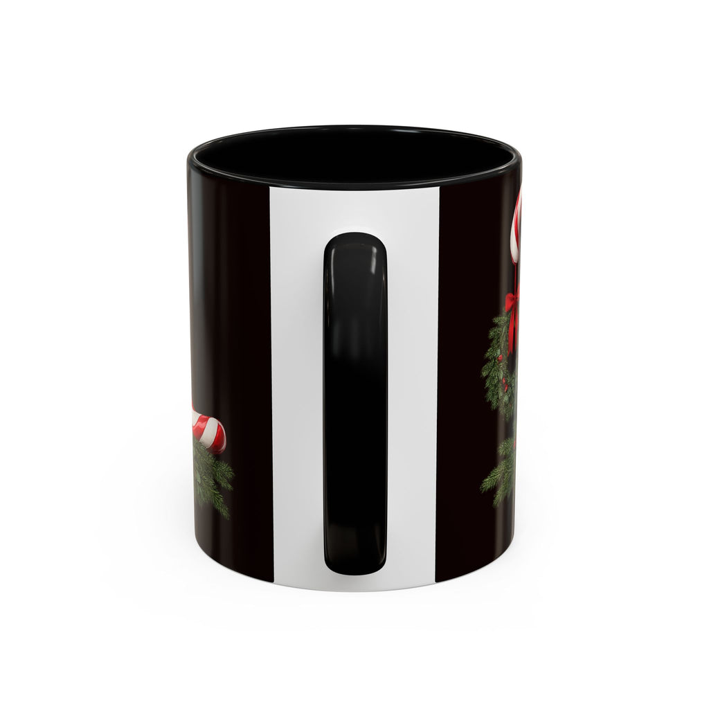 NOEL Candy Cane Christmas Mug – Festive Holiday Coffee Cup  (11, 15oz)