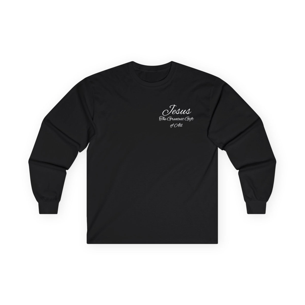 Christmas Wreath Christian Ultra Cotton Long Sleeve Tee