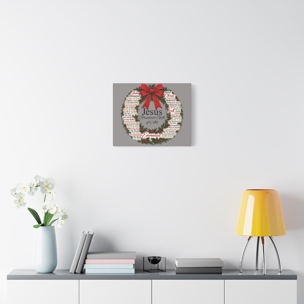 Jesus - Greatest Gift of All Canvas, Wall Art