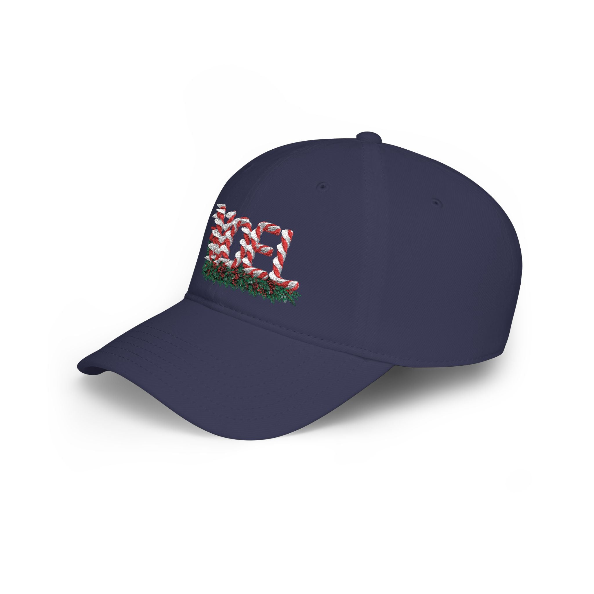 Noel Candy Cane Embroidered Christmas Hat – Festive Holiday Cap for Winter Gatherings Low Profile Baseball Cap