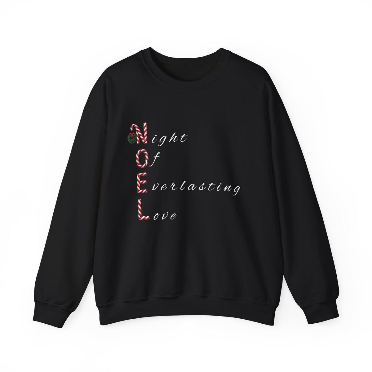 Night of Everlasting Love Christmas Crewneck Sweatshirt