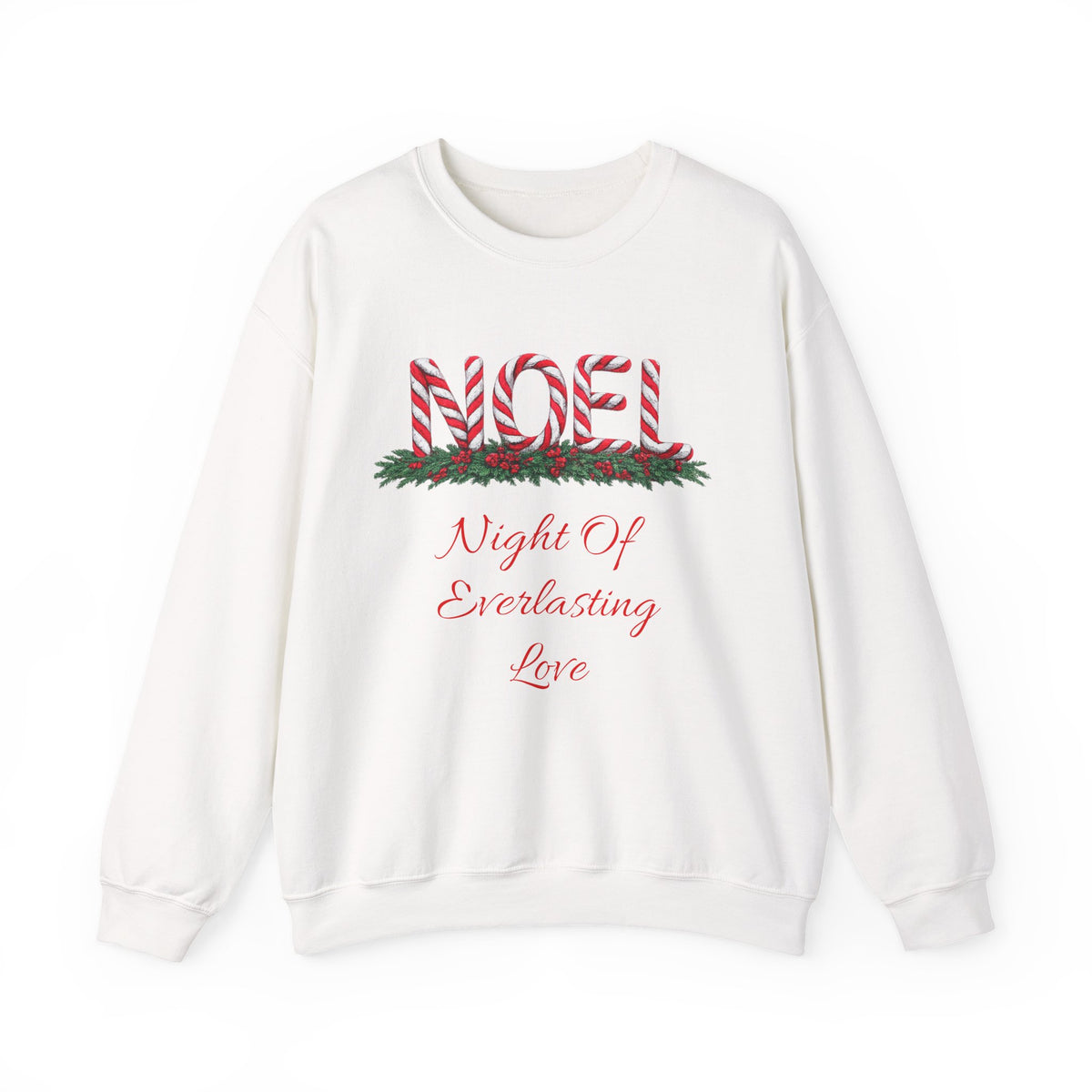 NOEL – Night of Everlasting Love Christmas Sweatshirt- Crewneck Sweatshirt