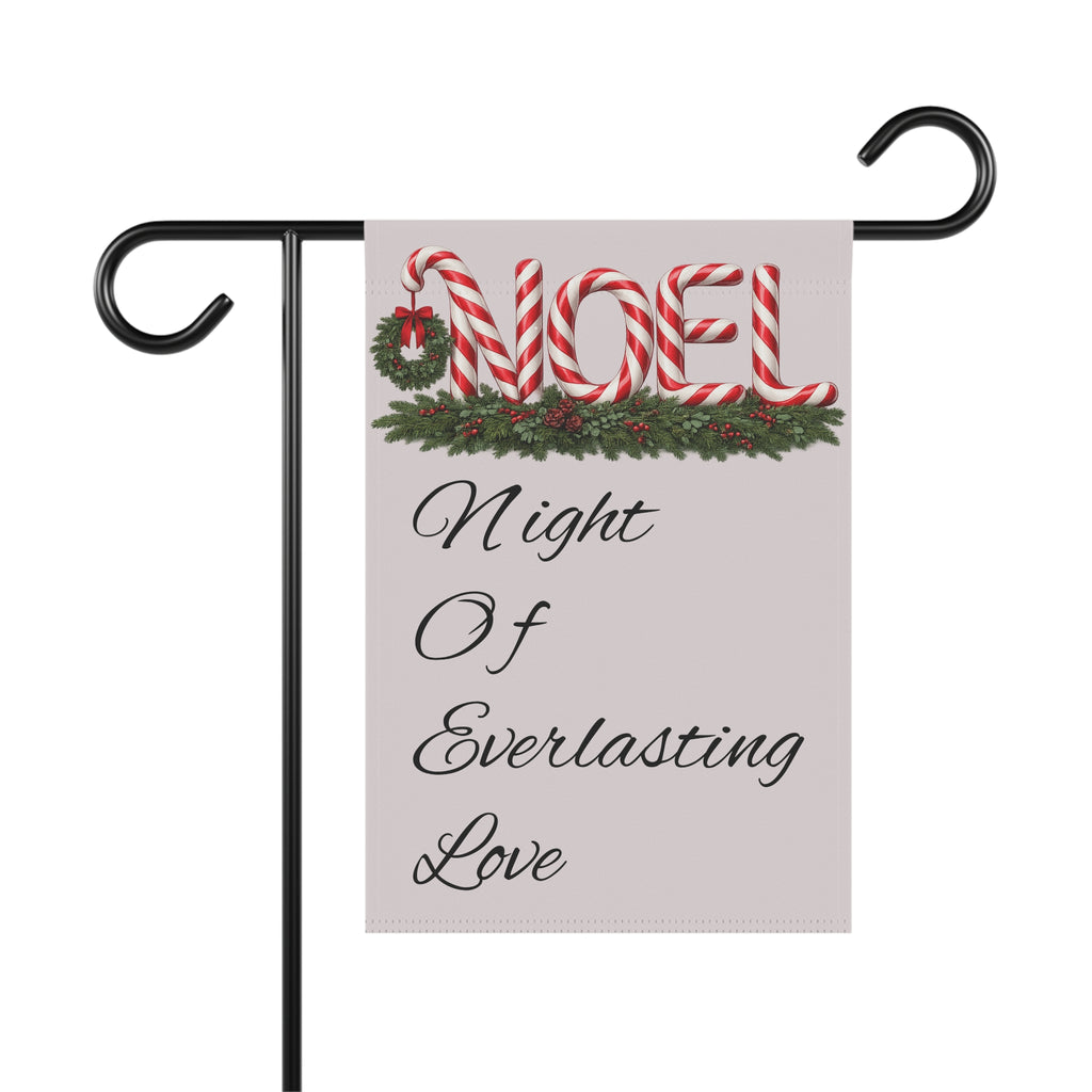 Noel Night of Everlasting Love Christmas Garden Flag