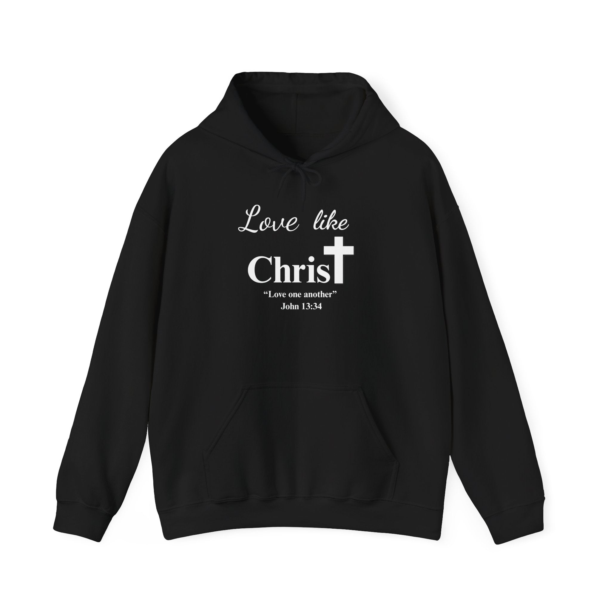 Love Like Christ Christian Hooded Sweatshirt