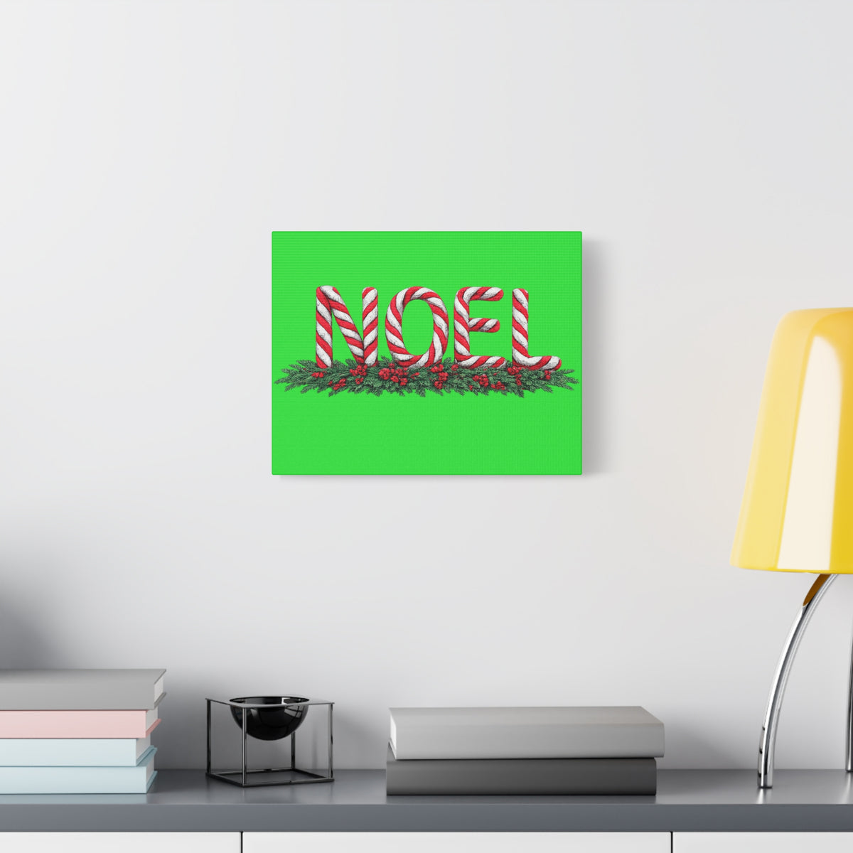 NOEL Christmas Canvas Wall Art Matte Canvas, Stretched, 1.25"