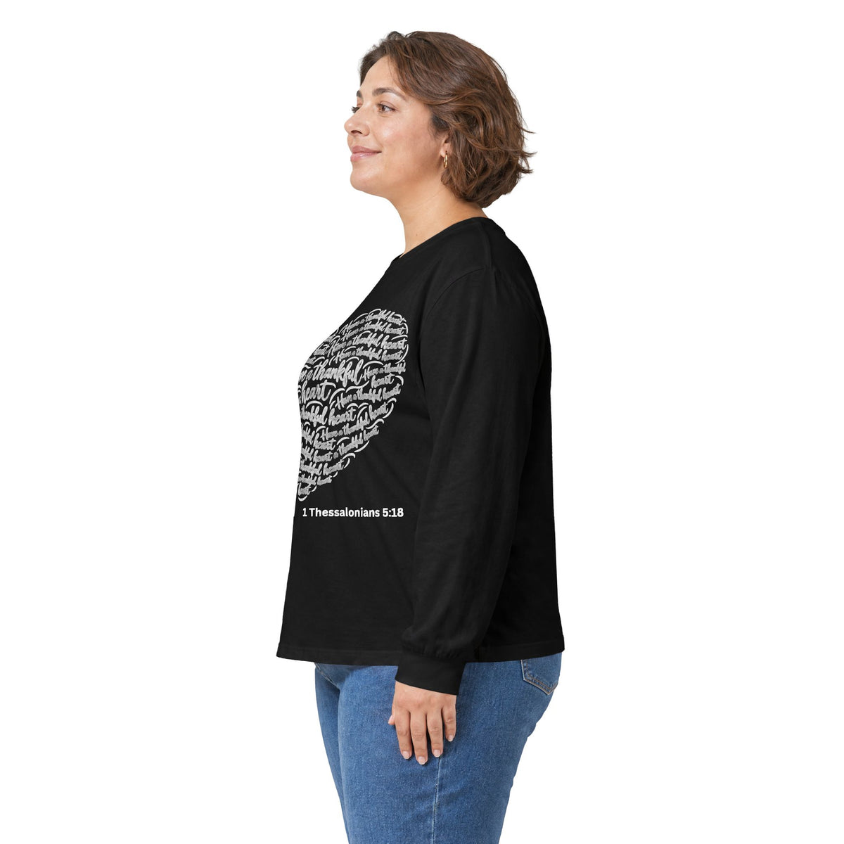 Have a Thankful Heart – Christian Faith-Inspired Long Sleeve T-Shirt-Unisex Ultra Cotton Long Sleeve Tee