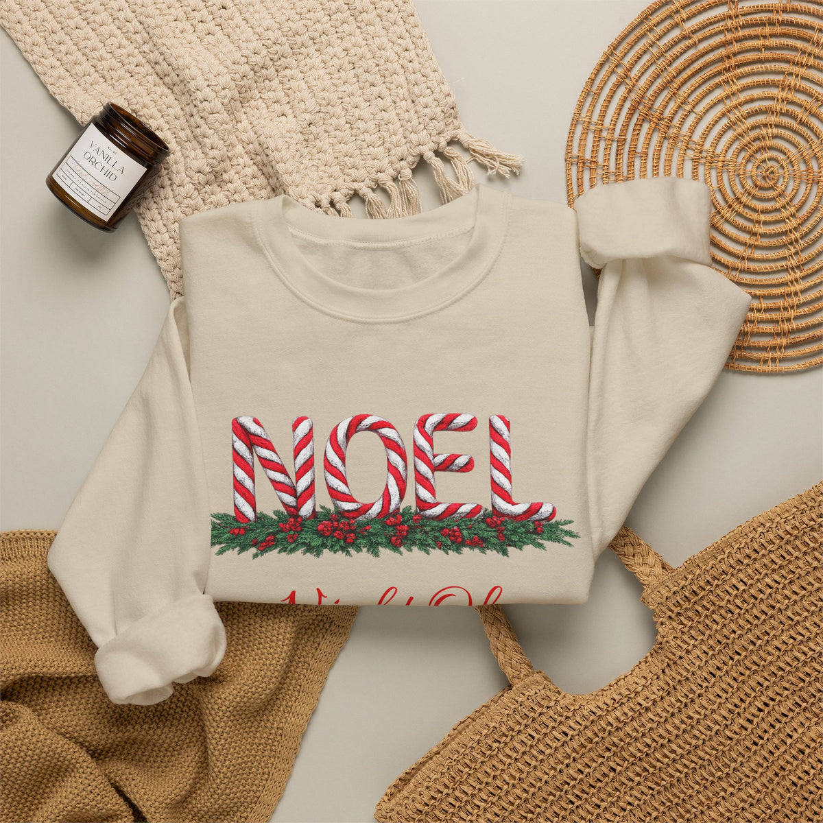 NOEL – Night of Everlasting Love Christmas Sweatshirt- Crewneck Sweatshirt