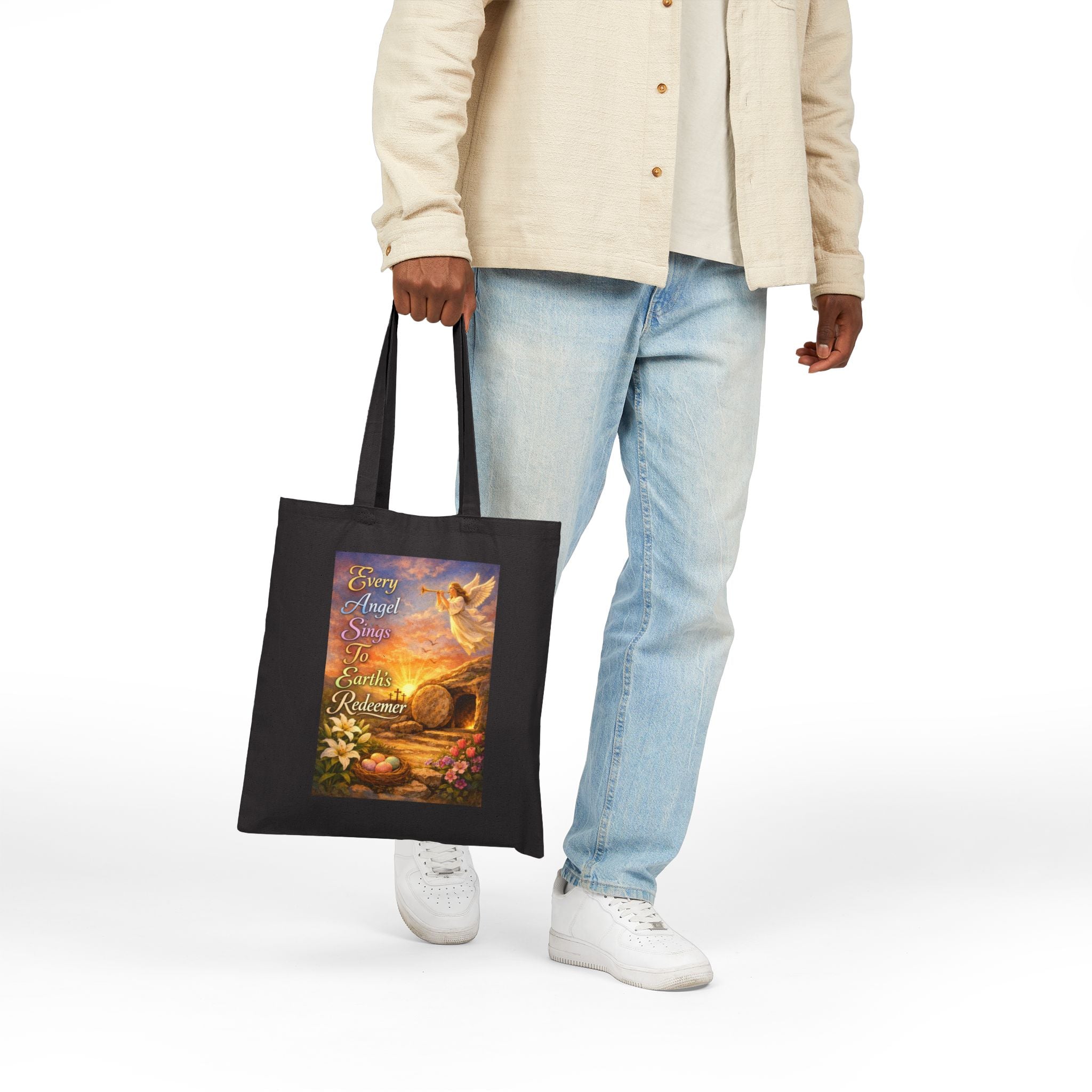 He Is Risen Sunrise Easter Tote Bag