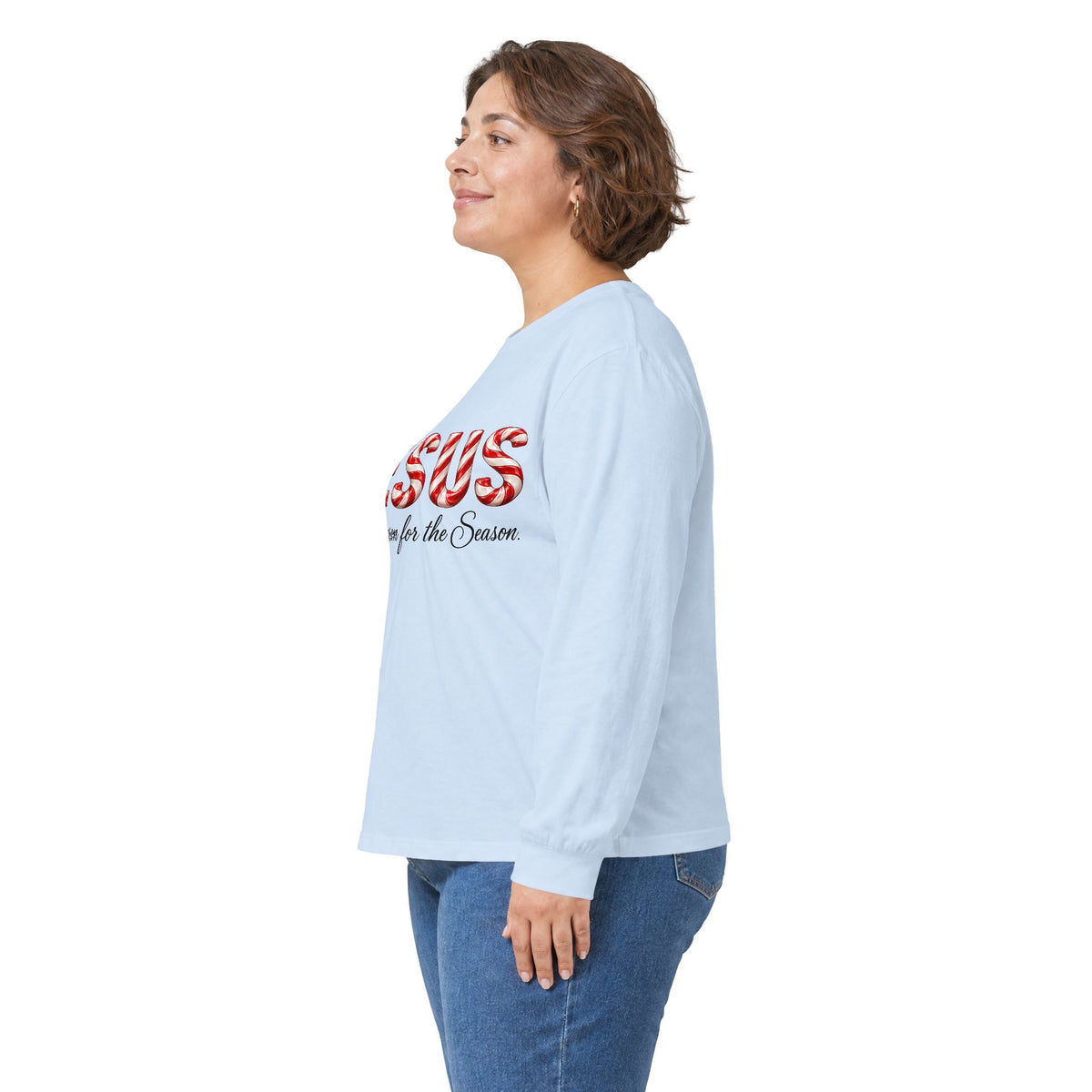 Jesus – The Reason for the Season Christmas Long Sleeve Shirt - Unisex Ultra Cotton Long Sleeve Tee