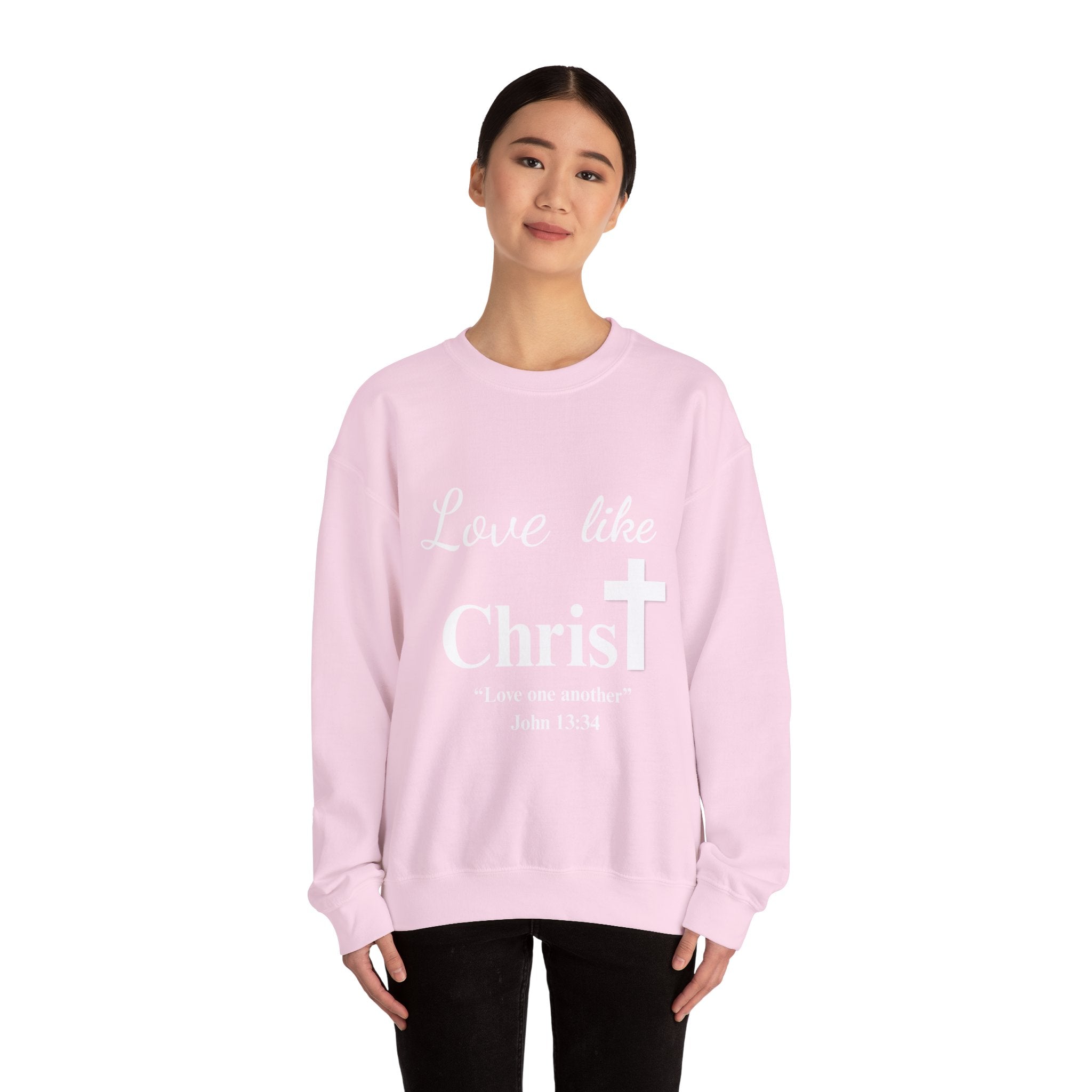 Love Like Christ Christian Crewneck Sweatshirt