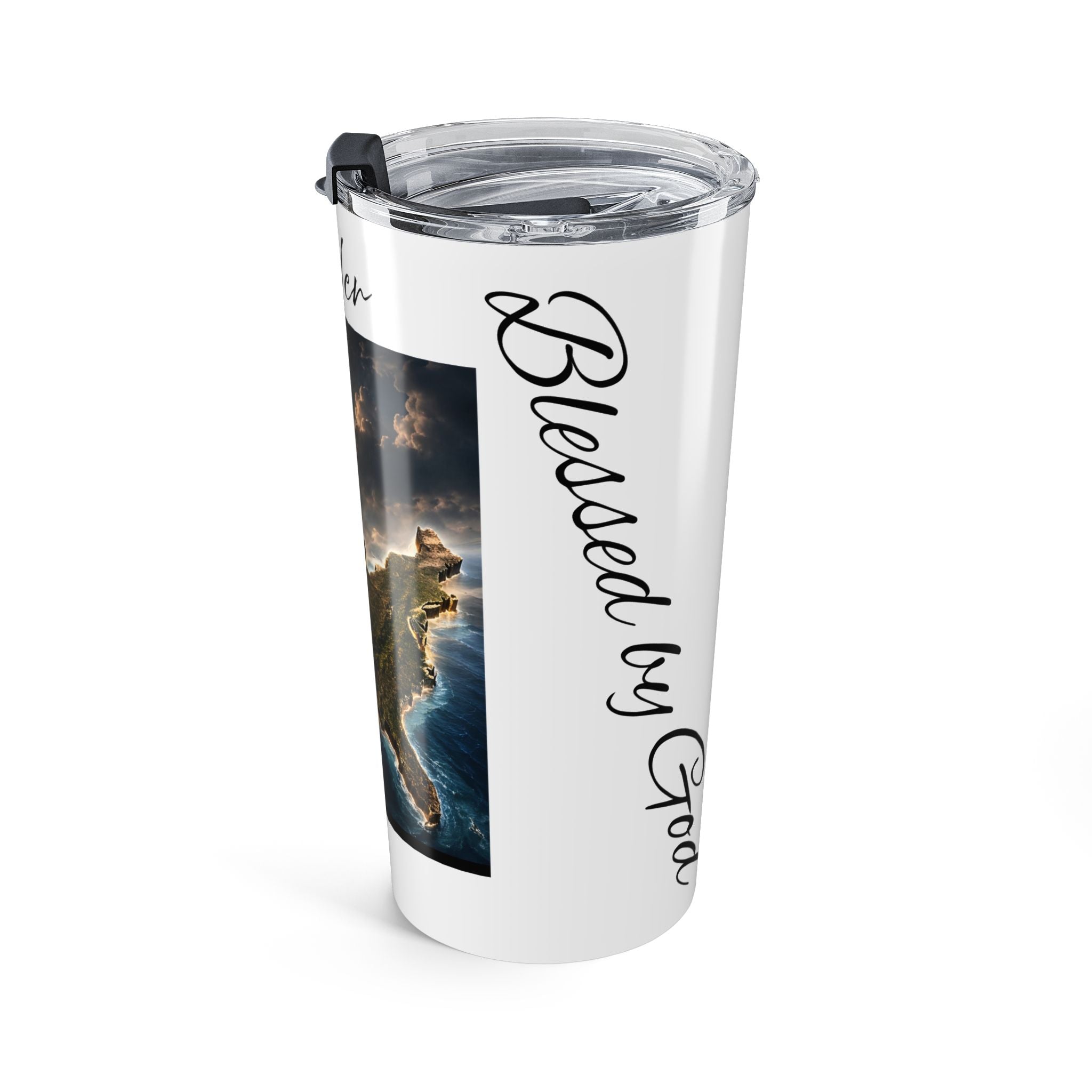 One Nation Under God with a Cross in the US Tumbler 20oz