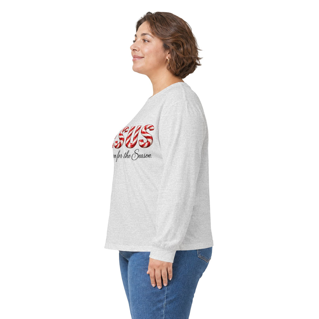 Jesus – The Reason for the Season Christmas Long Sleeve Shirt - Unisex Ultra Cotton Long Sleeve Tee
