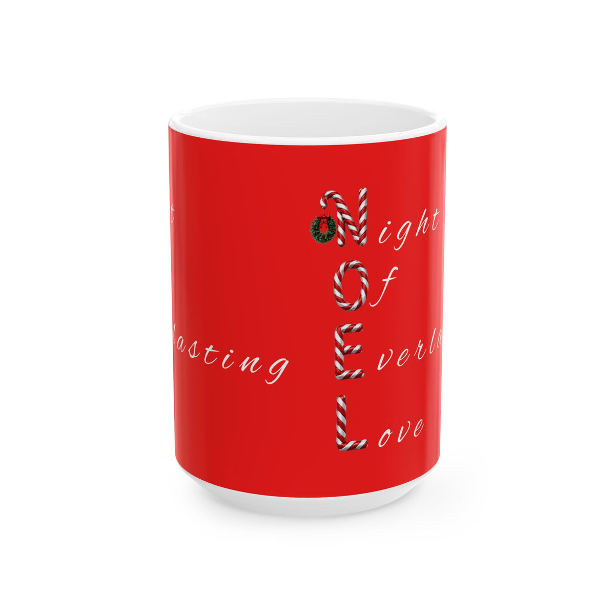 Night of Everlasting Love Christmas Mug – Christian Holiday Coffee Ceramic Mug, (11oz, 15oz)