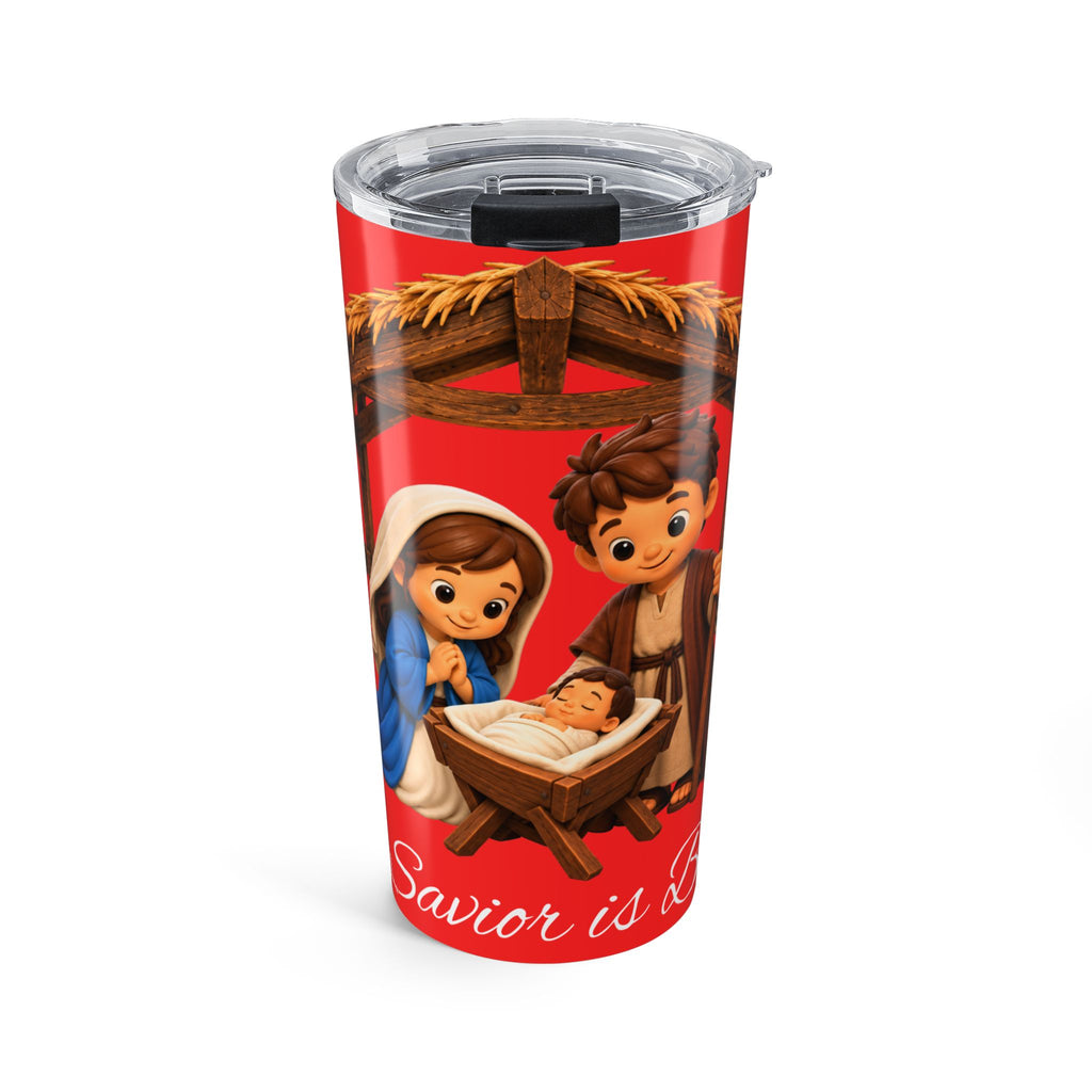 A Savior Is Born Nativity Christmas Tumbler 20oz