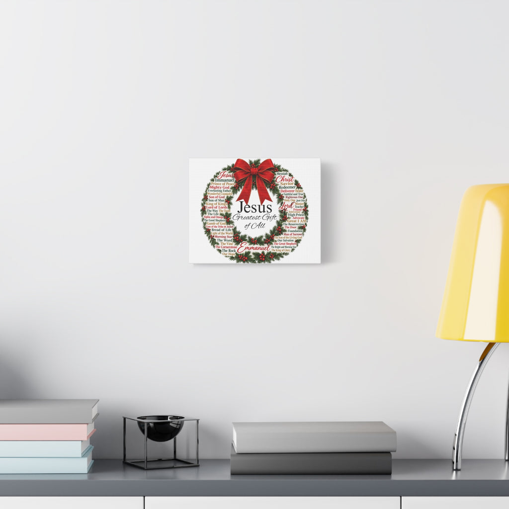 Jesus - Greatest Gift of All Canvas, Wall Art