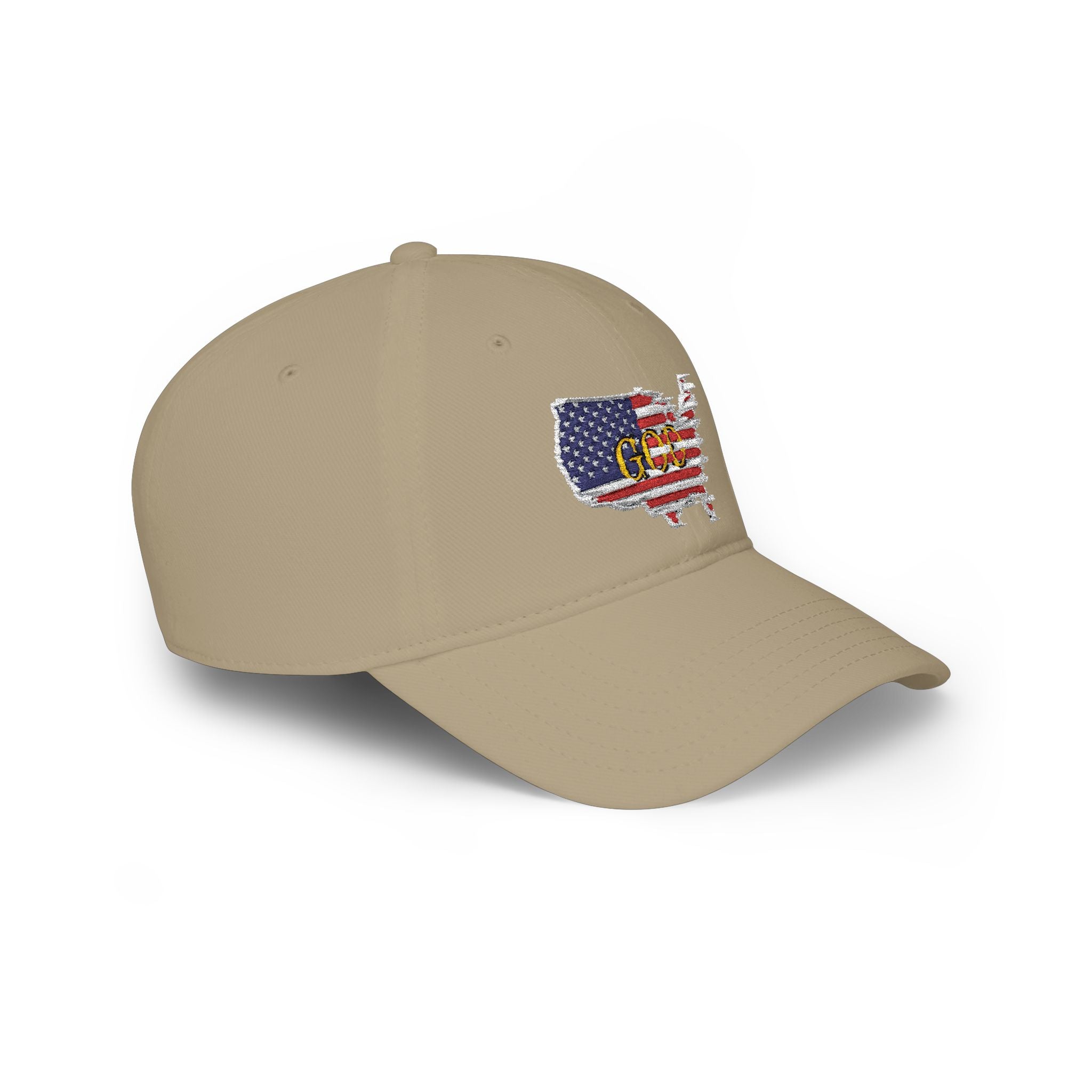 God Bless America USA Embroidered Patriotic Dad Hat – Christian Faith Low Profile Baseball Cap