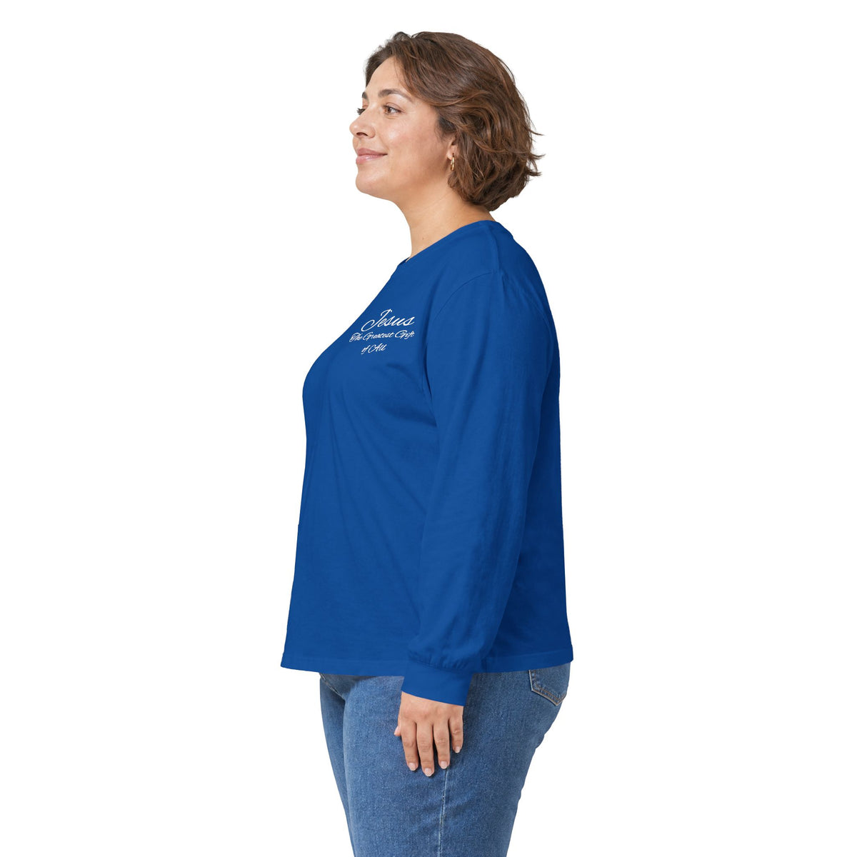 Christmas Wreath Christian Ultra Cotton Long Sleeve Tee