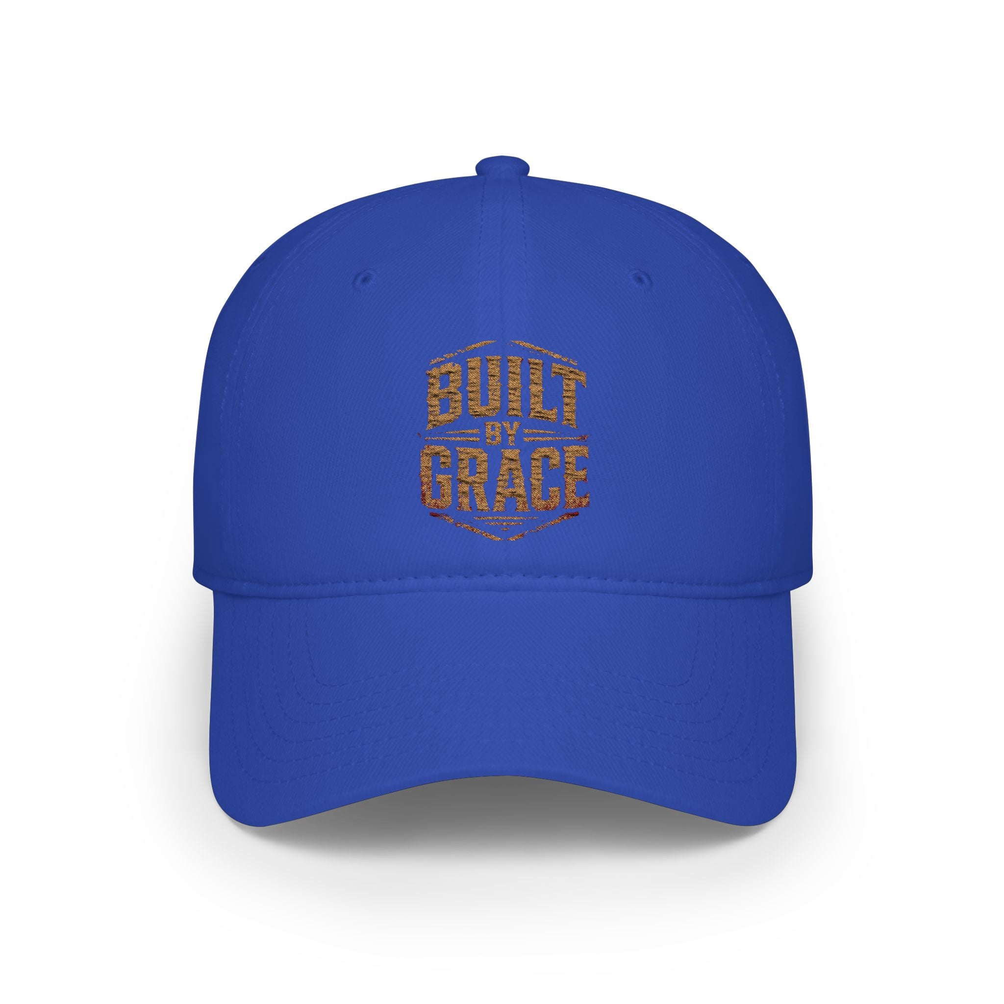 Built by Grace Low Profile Baseball Cap – Christian Faith Low Profile Baseball Cap