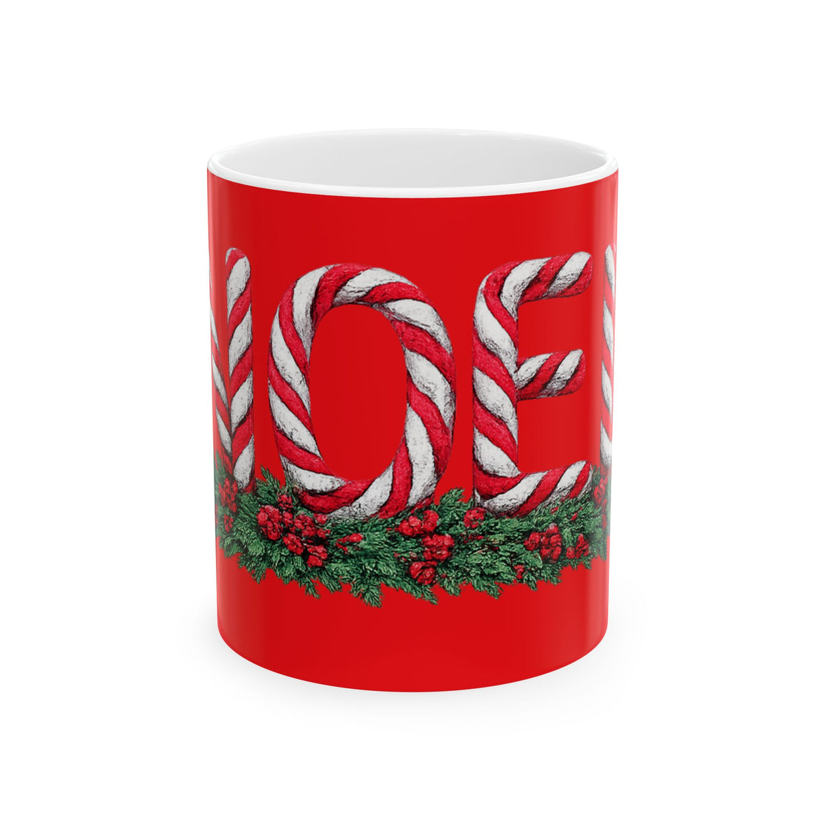 NOEL Christmas Ceramic Coffee Mug, (11oz, 15oz)