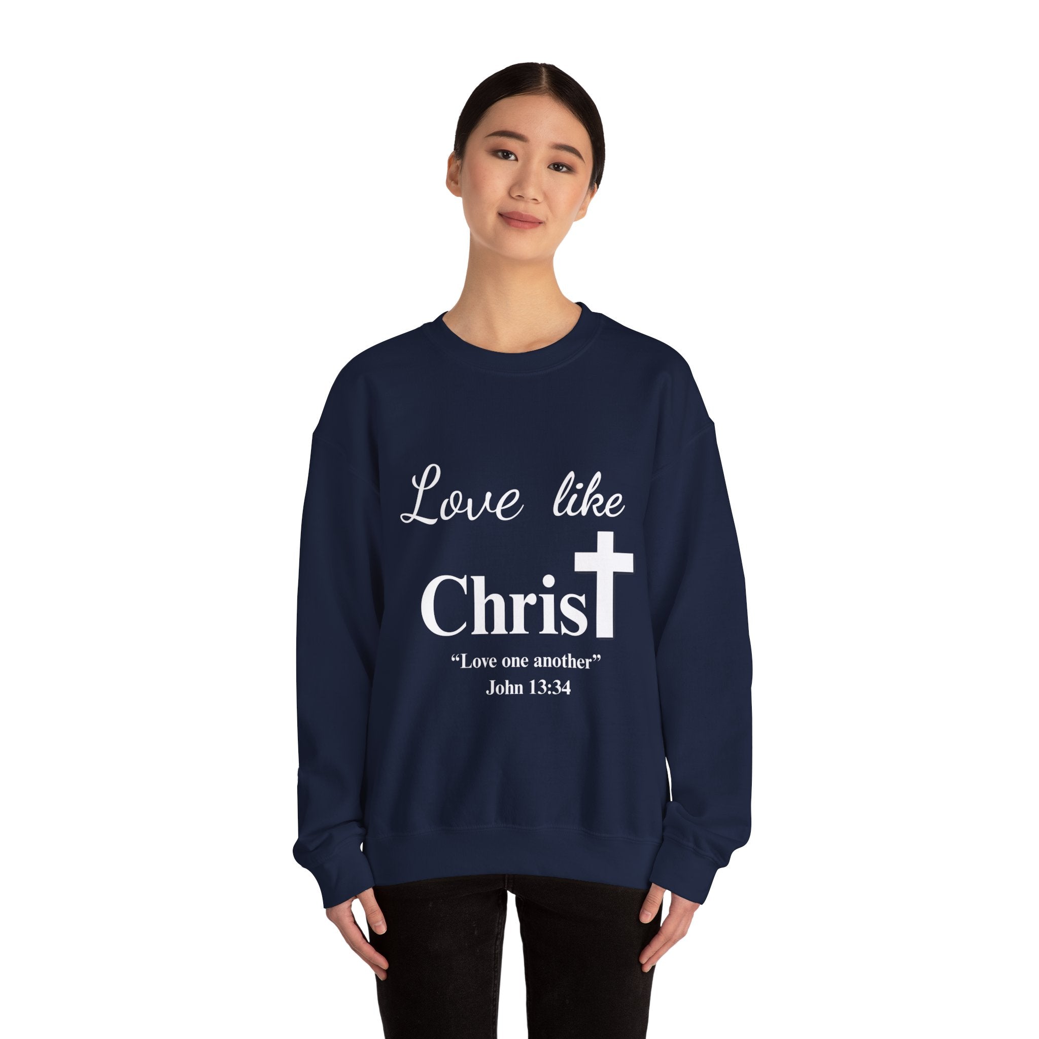 Love Like Christ Christian Crewneck Sweatshirt