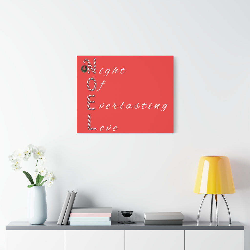 Night of Everlasting Love Christmas Canvas Wall Art, Matte Canvas, Stretched, 1.25"