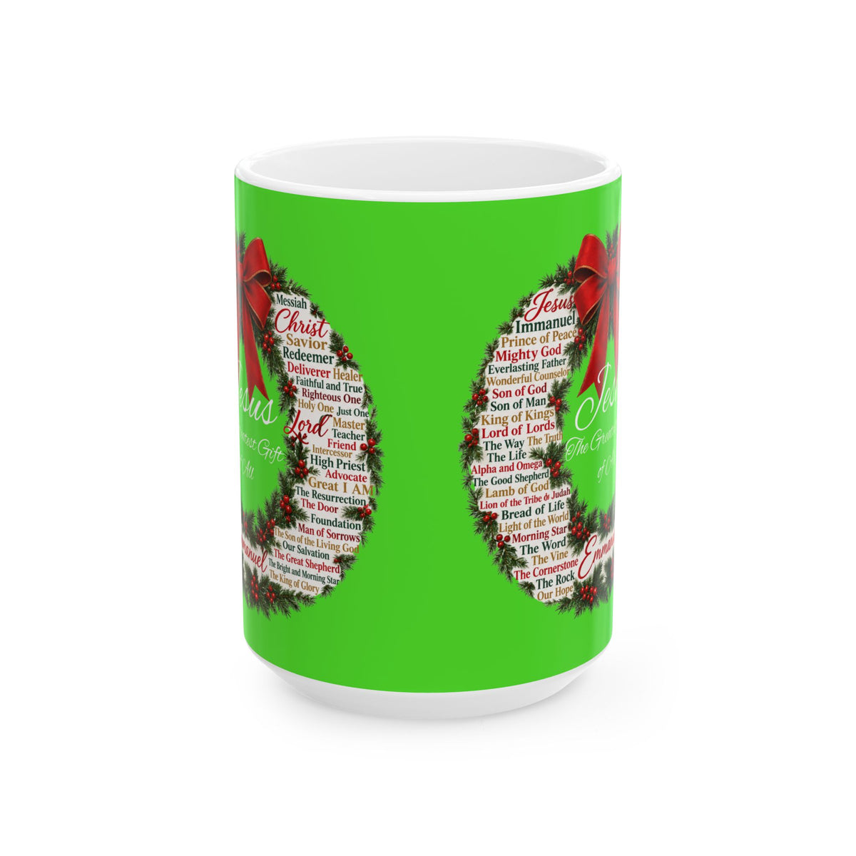 Jesus – The Greatest Gift of All Christmas Ceramic Mug, (11oz, 15oz)