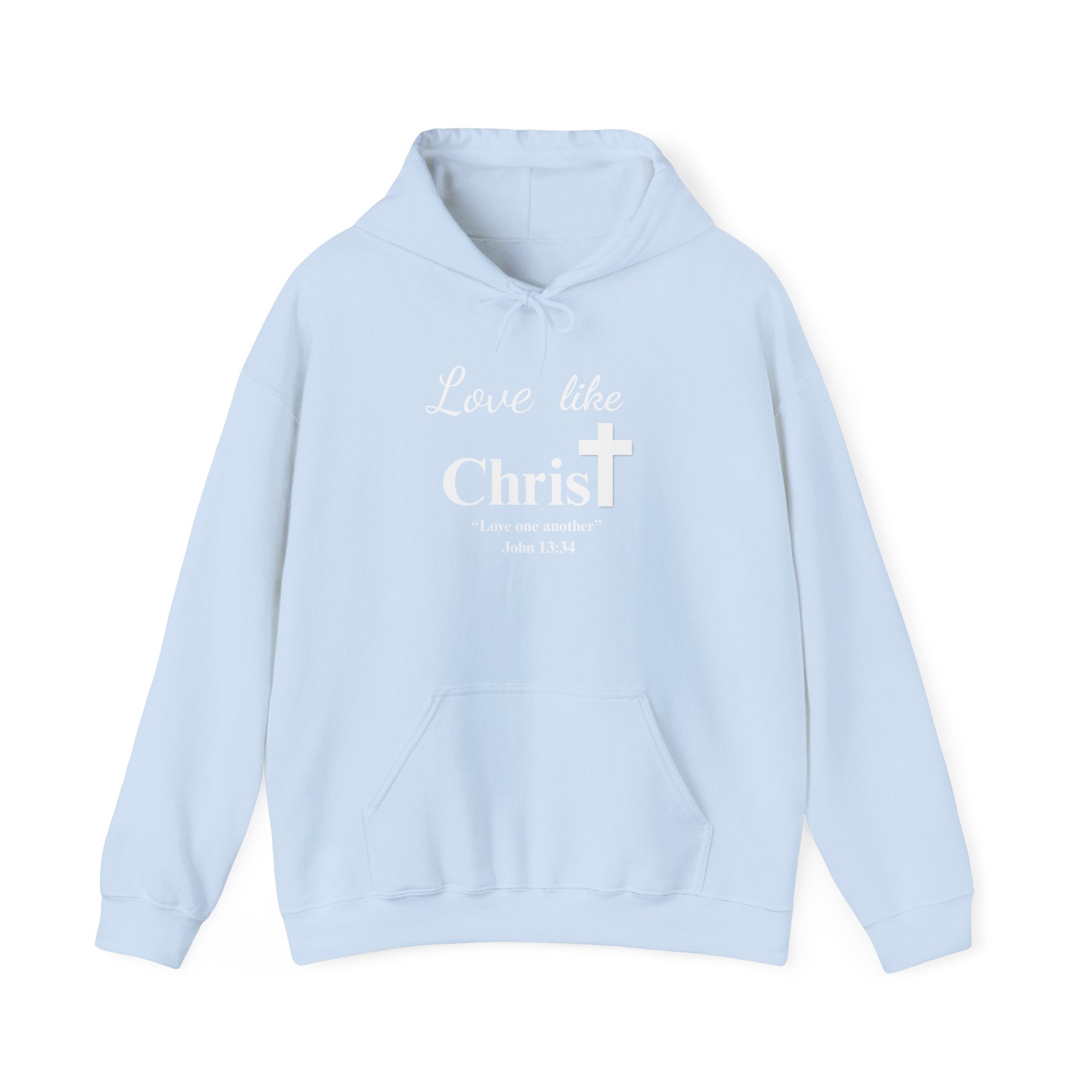 Love Like Christ Christian Hooded Sweatshirt