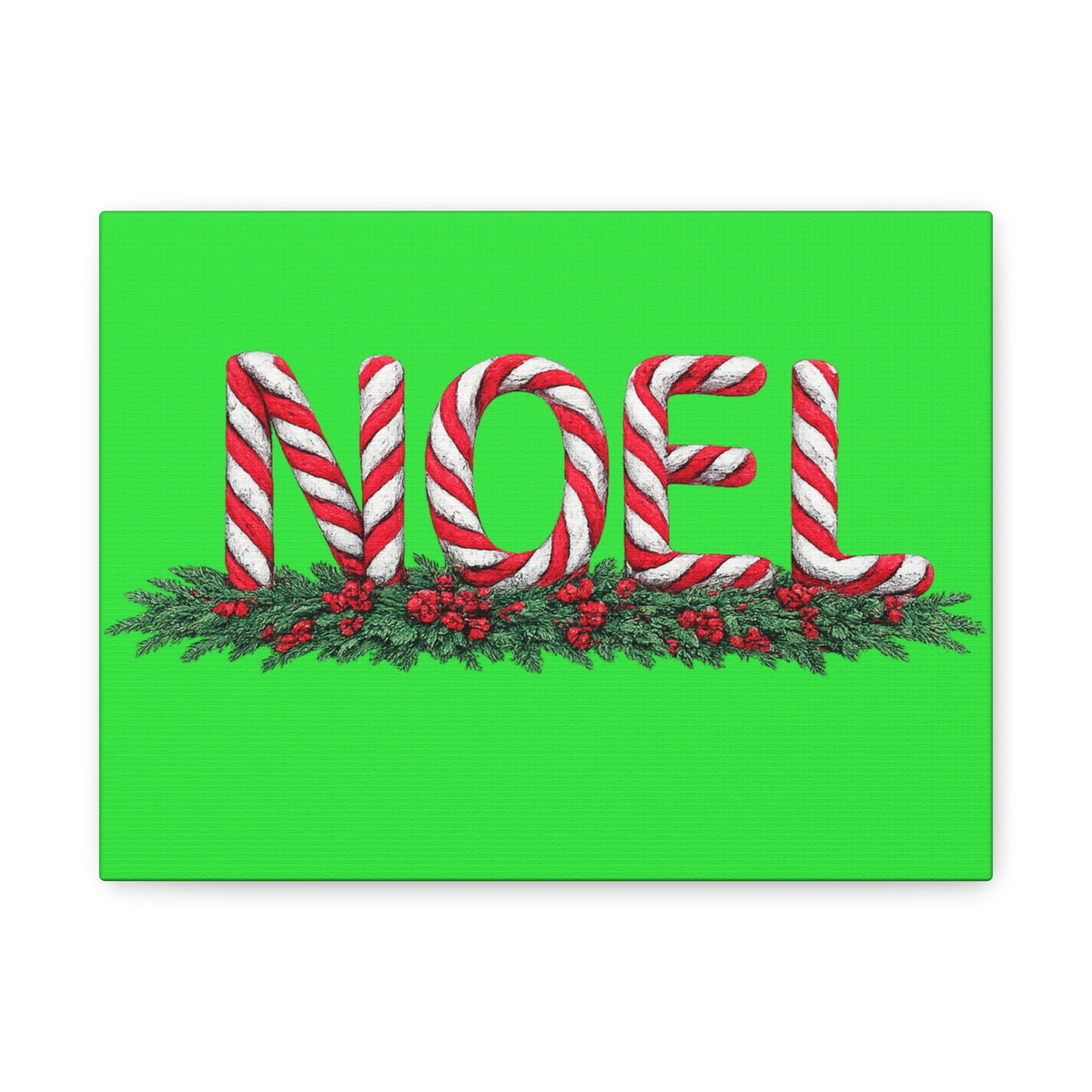NOEL Christmas Canvas Wall Art Matte Canvas, Stretched, 1.25"