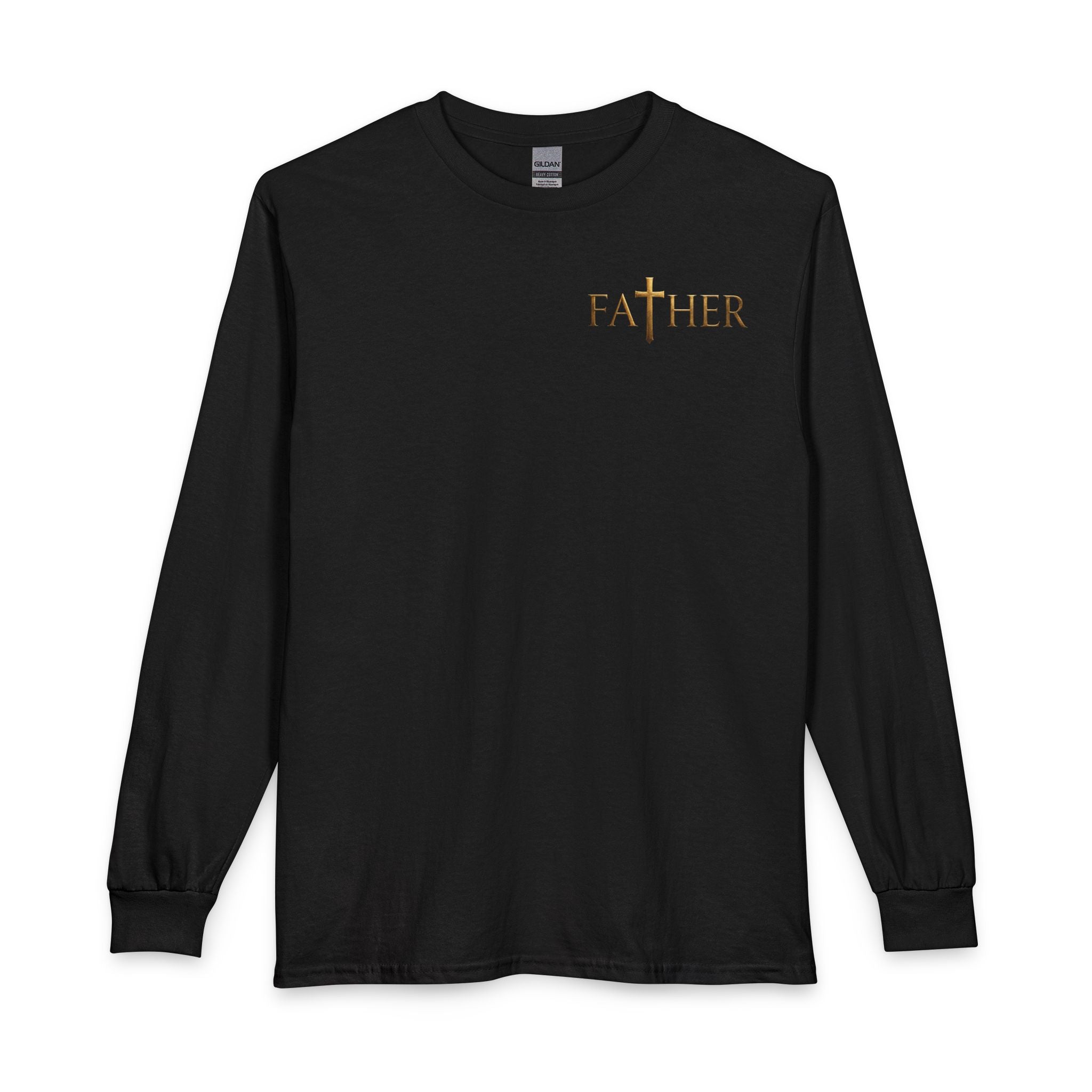 Faithful Father Christian Long Sleeve Shirt – Inspirational Dad Acrostic Sunset Design Unisex Long Sleeve T-Shirt