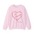 Be Thankful – Christian Thanksgiving Sweatshirt | 1 Thessalonians 5:18 | Faith-Inspired Heart Design-Unisex Heavy Blend™ Crewneck Sweatshirt
