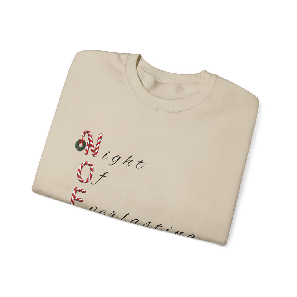 Night of Everlasting Love Christmas Sweatshirt Crewneck Sweatshirt