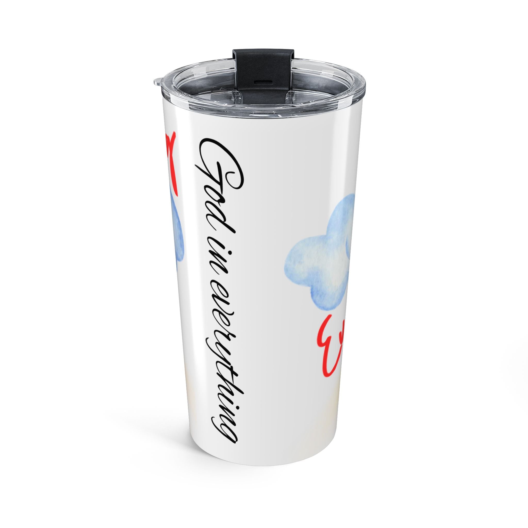 Every God Thing Christian Inspirational Tumbler – Faith-Based Travel Cup with Straw Tumbler 20oz