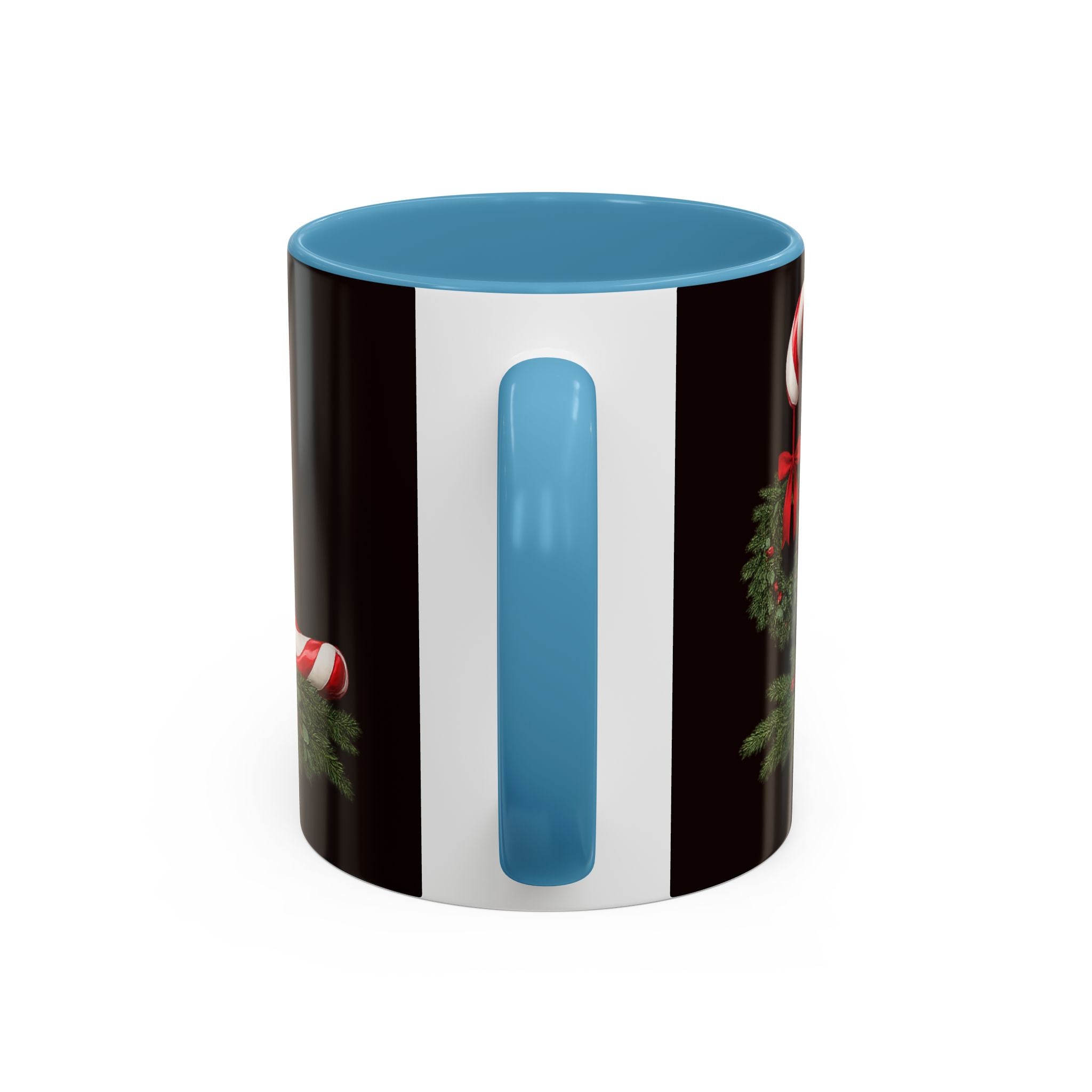 NOEL Candy Cane Christmas Mug – Festive Holiday Coffee Cup  (11, 15oz)