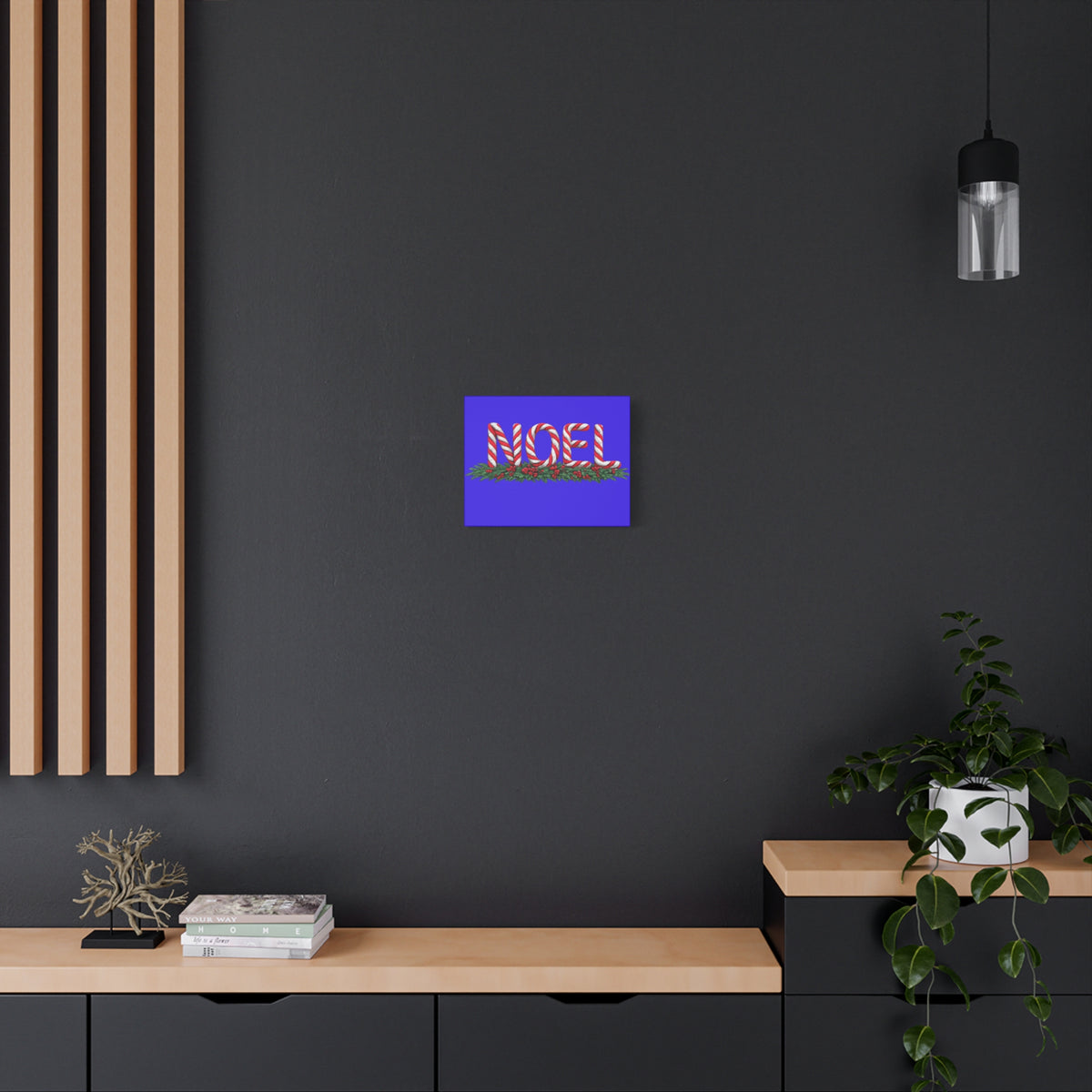 NOEL Christmas Canvas Wall Art Matte Canvas, Stretched, 1.25"