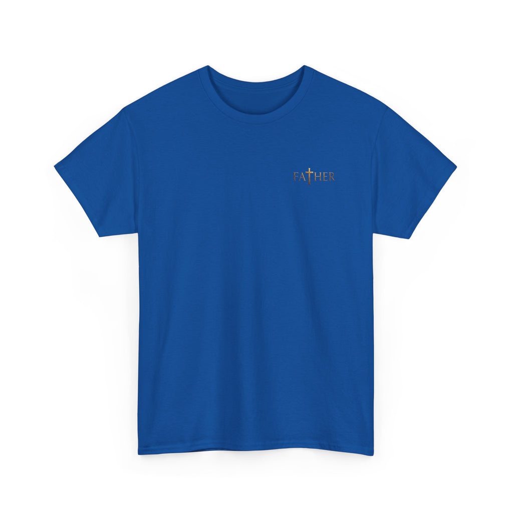 Faithfully Answering The Heavenly Eternal Reward Christian Father T-Shirt Unisex Heavy Cotton Tee