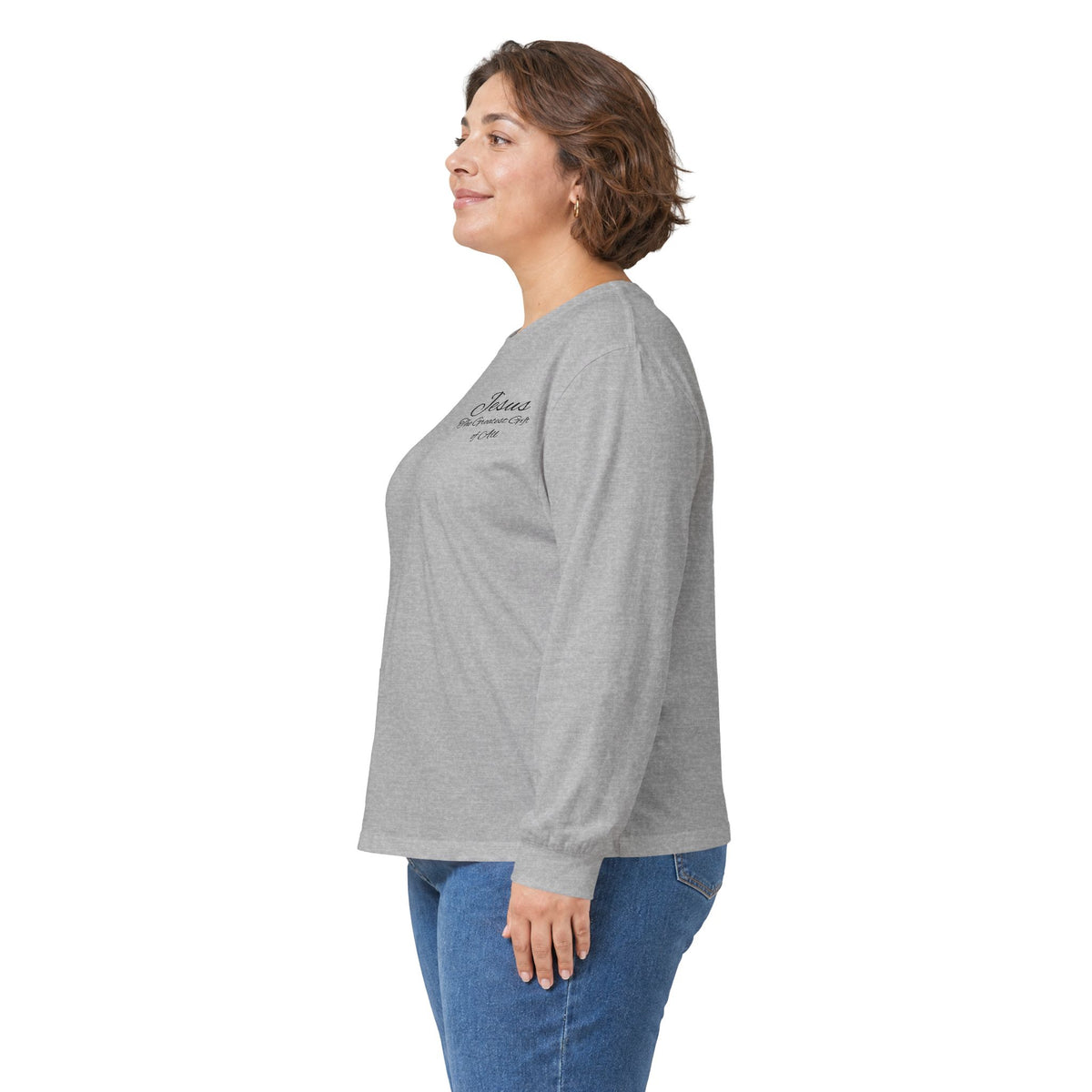 Christmas Wreath Christian Ultra Cotton Long Sleeve Tee