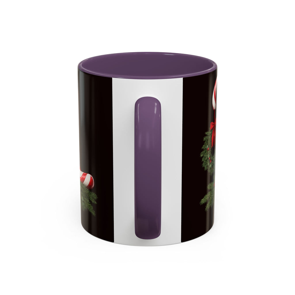 NOEL Candy Cane Christmas Mug – Festive Holiday Coffee Cup  (11, 15oz)