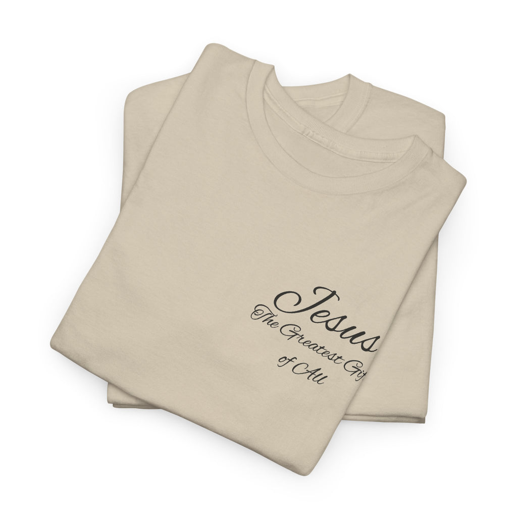 A Savior Is Born Nativity Christmas Heavy Cotton Tee