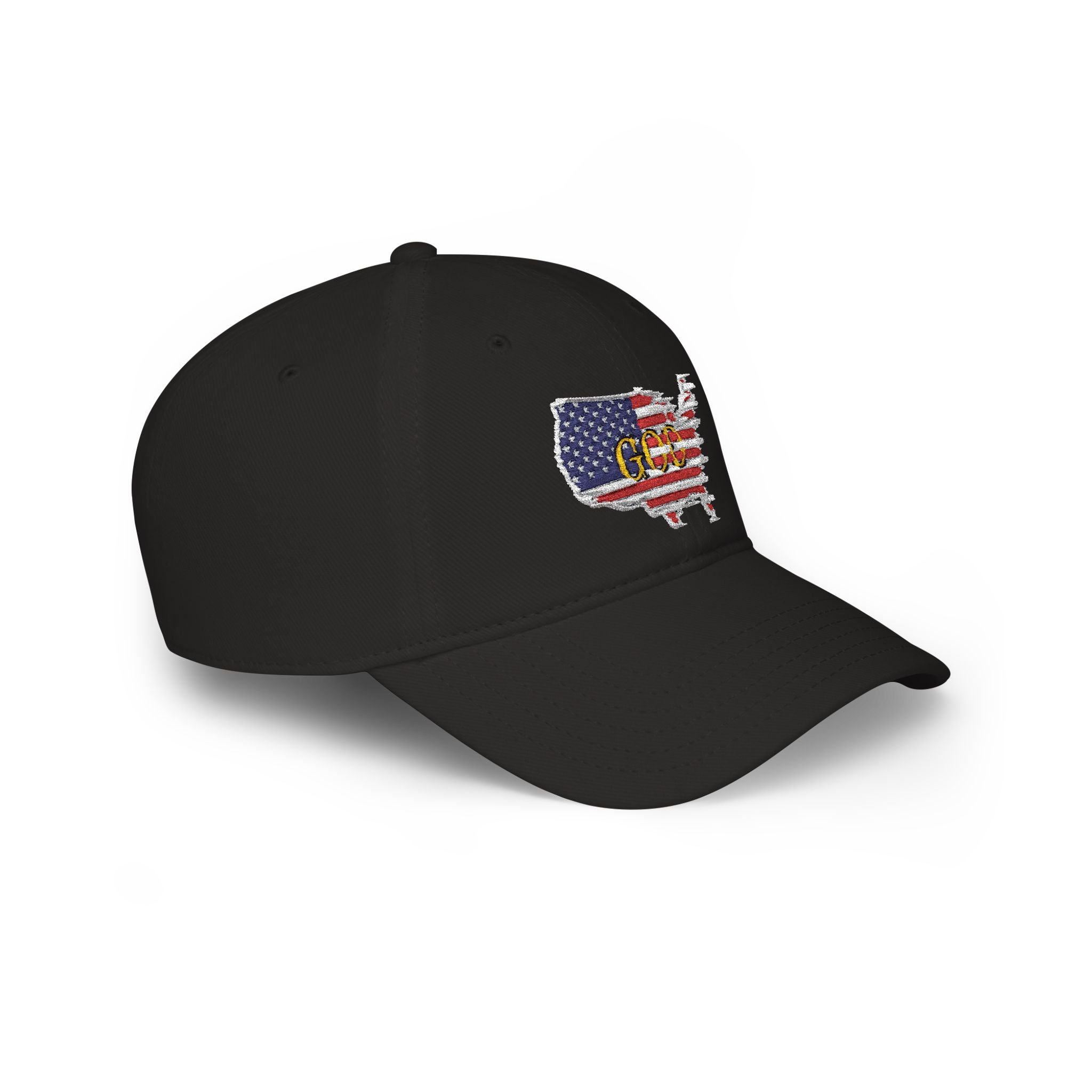 God Bless America USA Embroidered Patriotic Dad Hat – Christian Faith Low Profile Baseball Cap