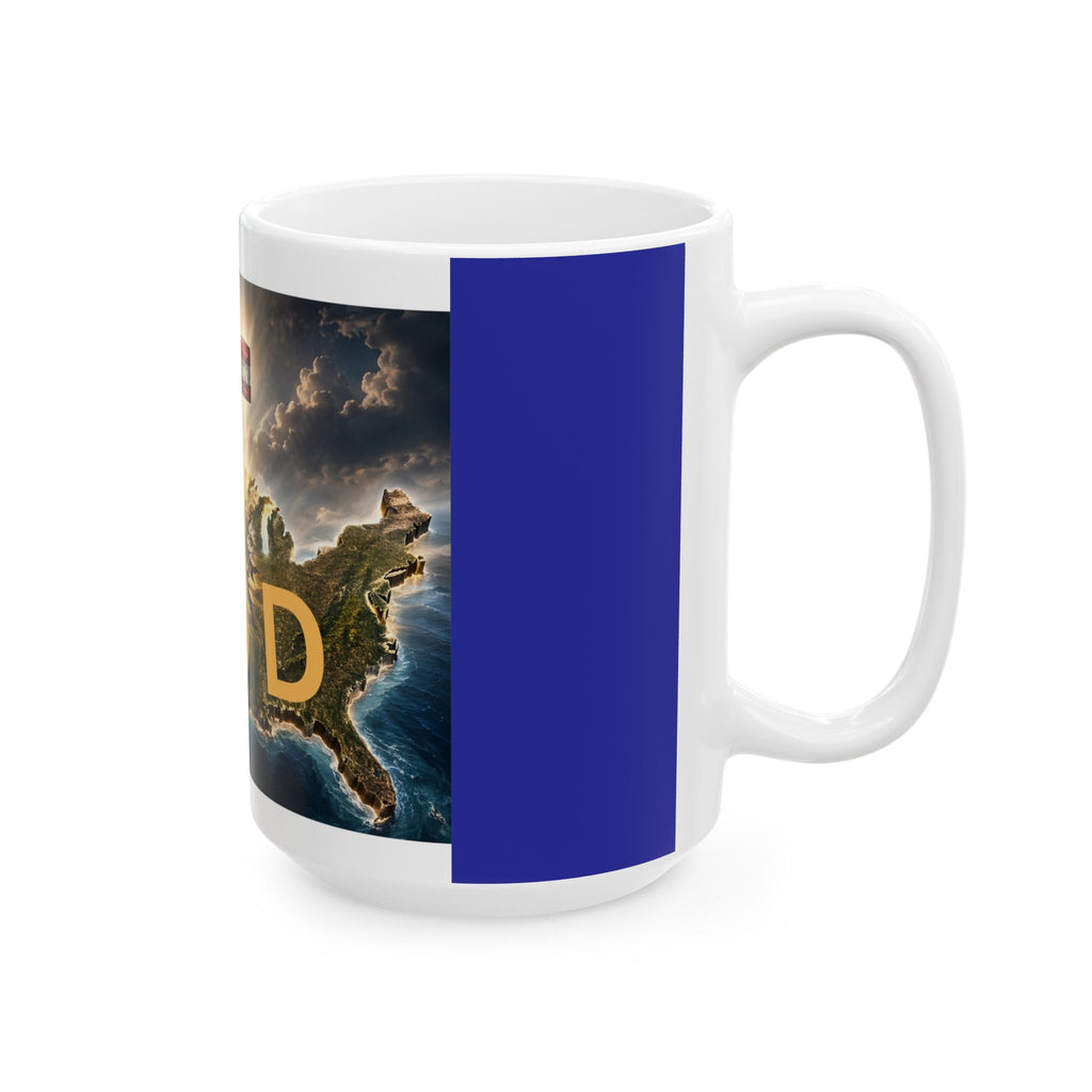 God Over America  Ceramic Mug, (11oz, 15oz)