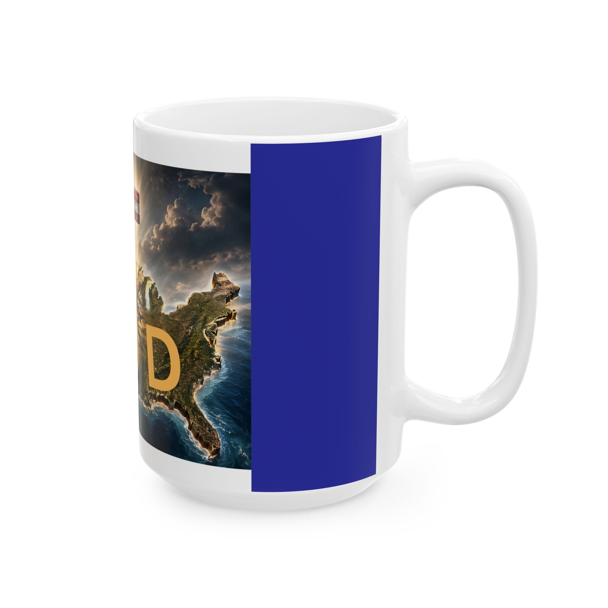 God Over America  Ceramic Mug, (11oz, 15oz)