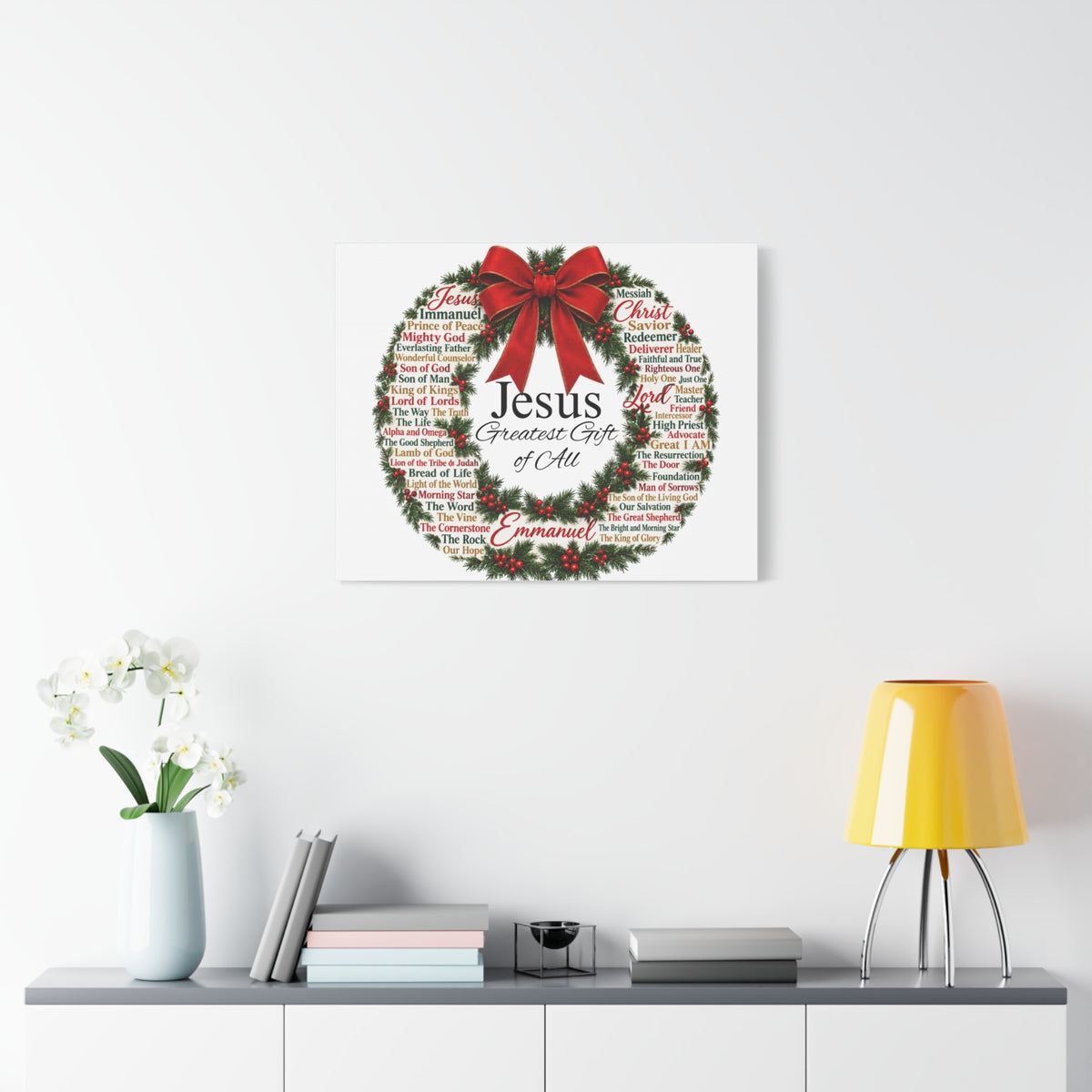 Jesus - Greatest Gift of All Canvas, Wall Art