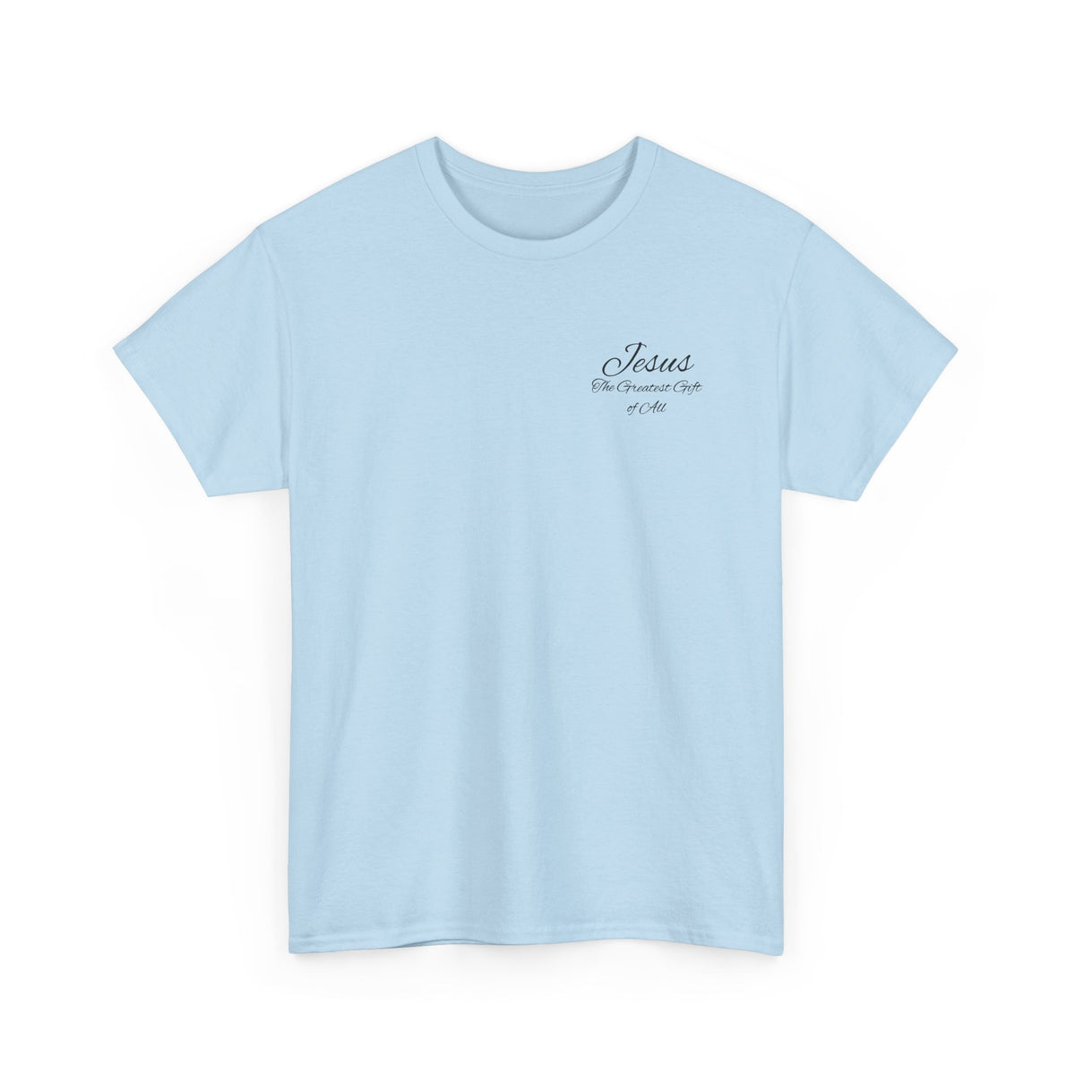 Christmas Wreath Christian Heavy Cotton Tee