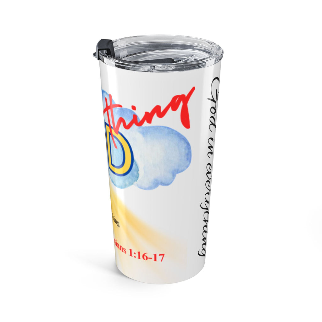 Every God Thing Christian Inspirational Tumbler – Faith-Based Travel Cup with Straw Tumbler 20oz