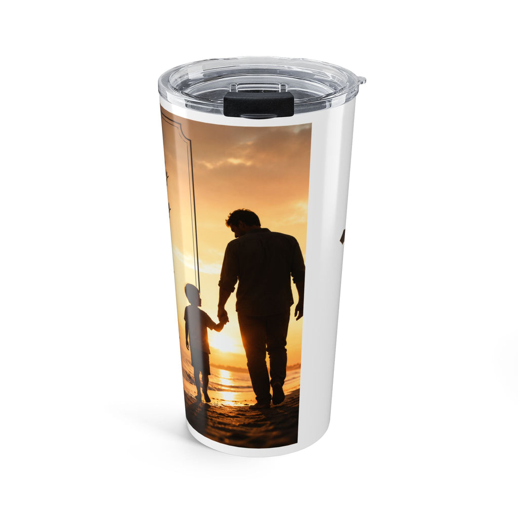 Faithful Father Sunset Tumbler – Christian Dad Stainless Steel Travel Cup -Tumbler 20oz