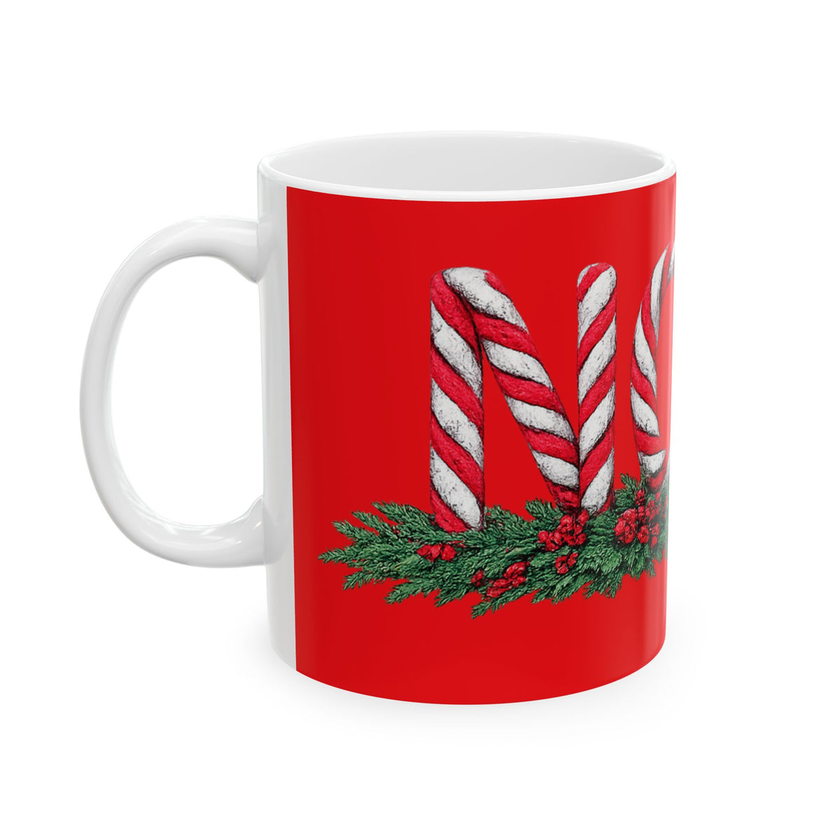 NOEL Christmas Ceramic Coffee Mug, (11oz, 15oz)