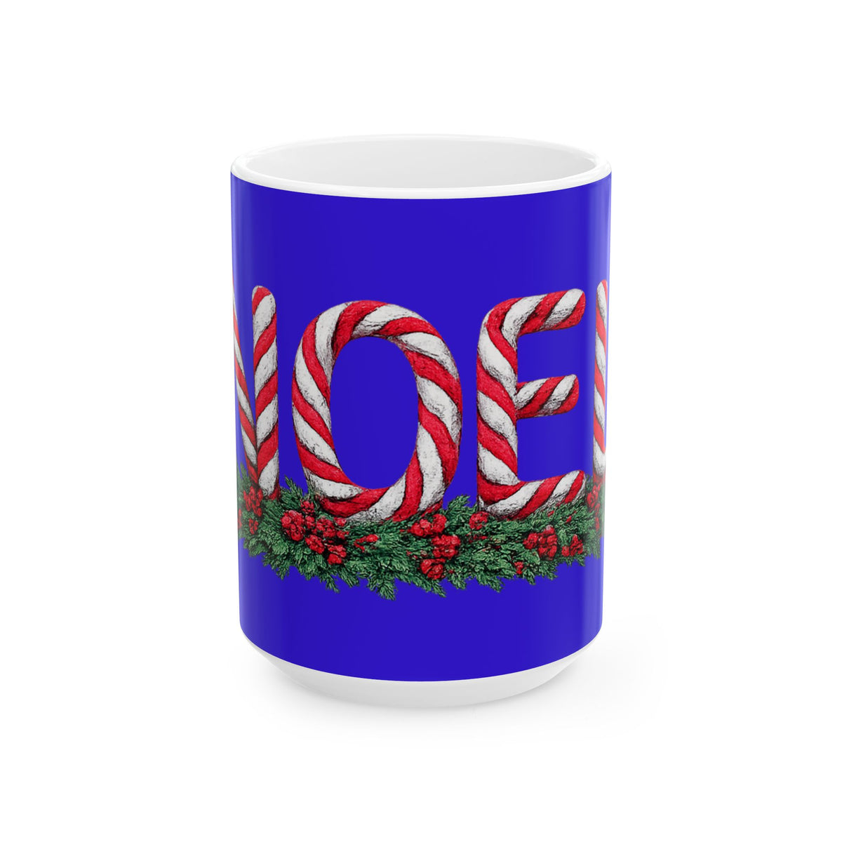 NOEL Christmas Ceramic Coffee Mug | Festive Holiday Coffee Cup, (11oz, 15oz)