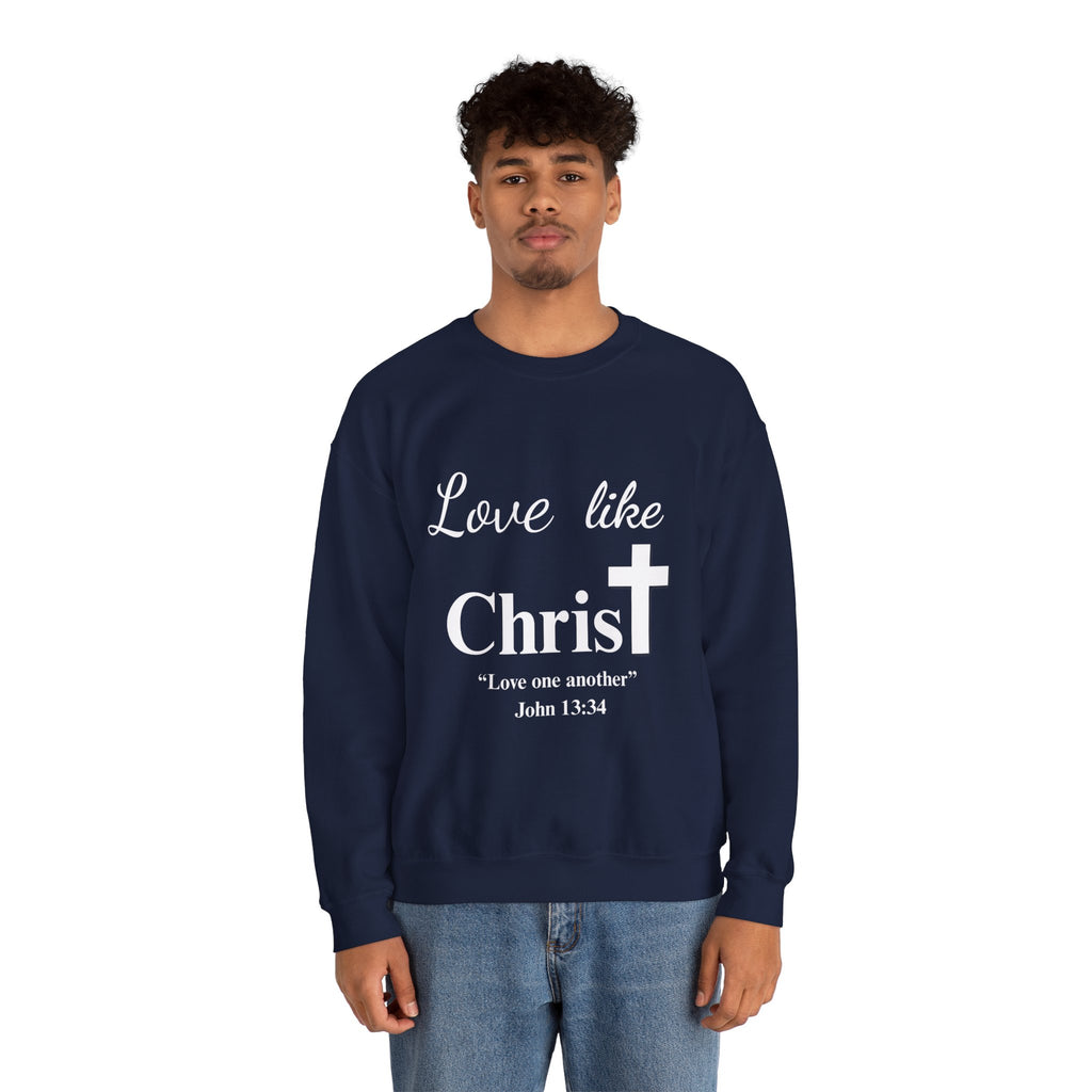 Love Like Christ Christian Crewneck Sweatshirt